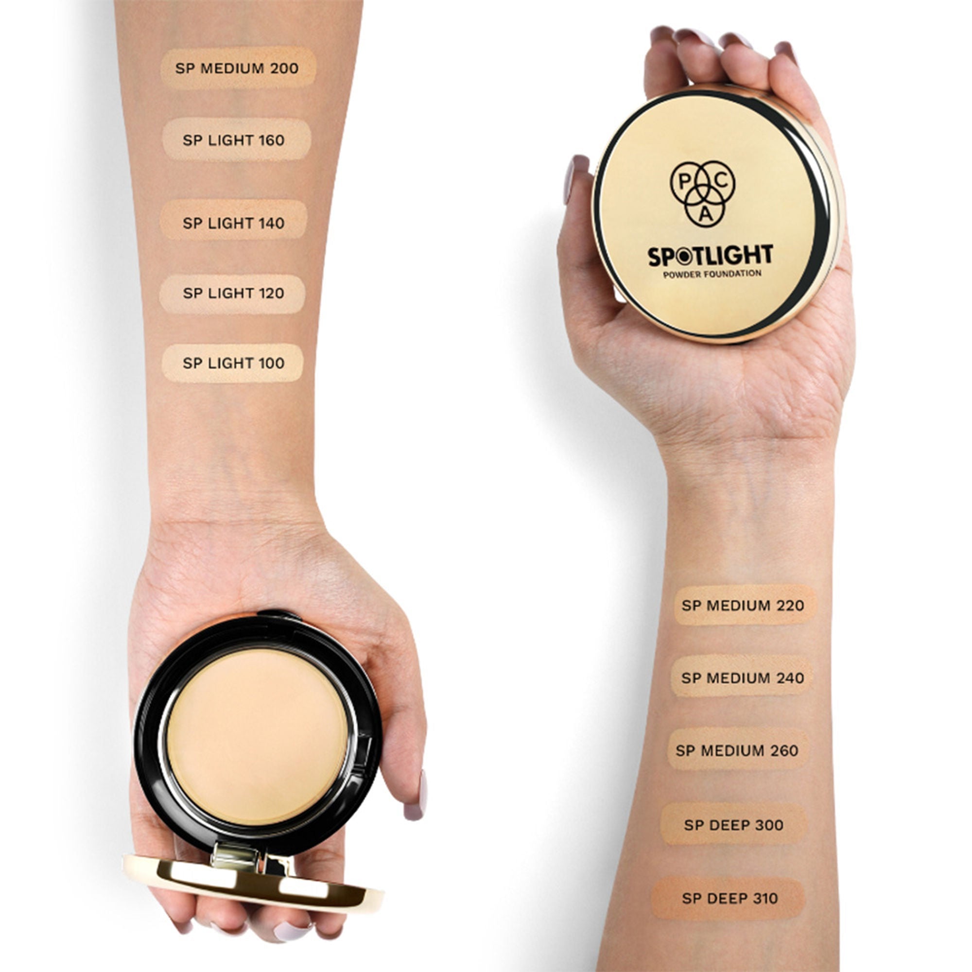 PAC Studio Spotlight Powder Foundation - SP Deep 300