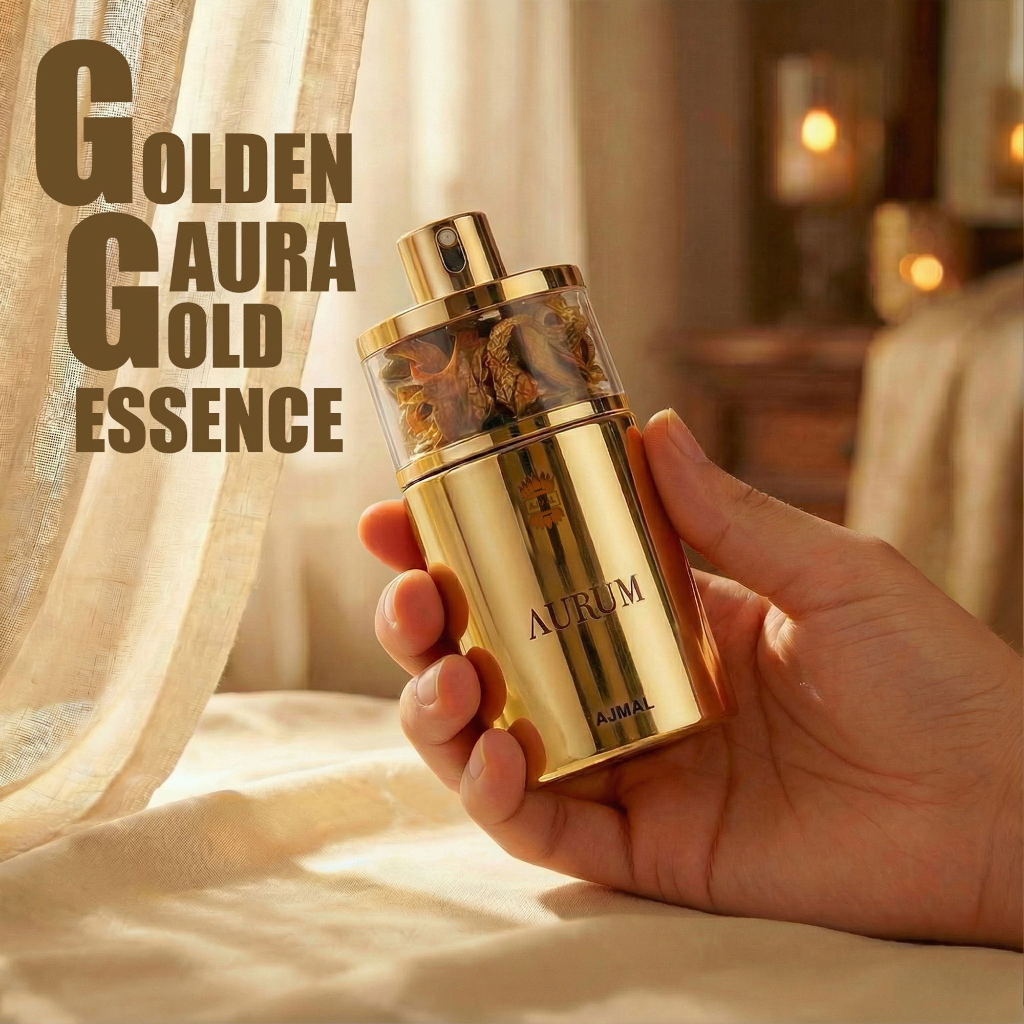Ajmal India Aurum Edp Perfume For Women Fresh Fruity Luxury Fragrance