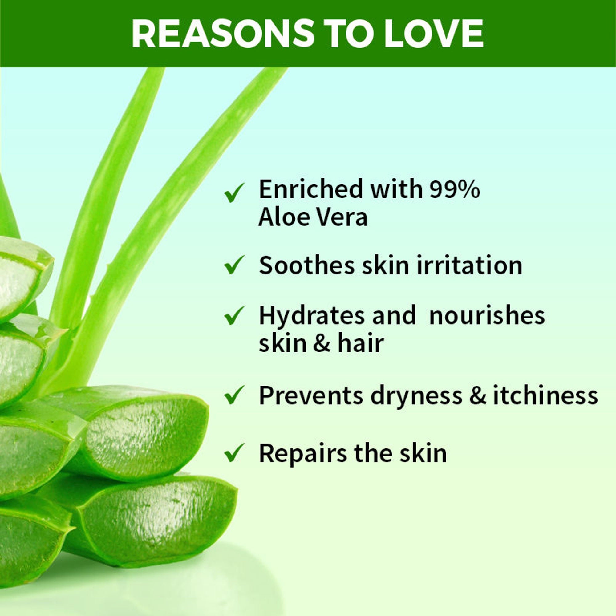 Nykaa Naturals Aloe Vera Gel - Hydrates & Soothes Skin, Repairs and Nourishes Hair for Healthy Glow