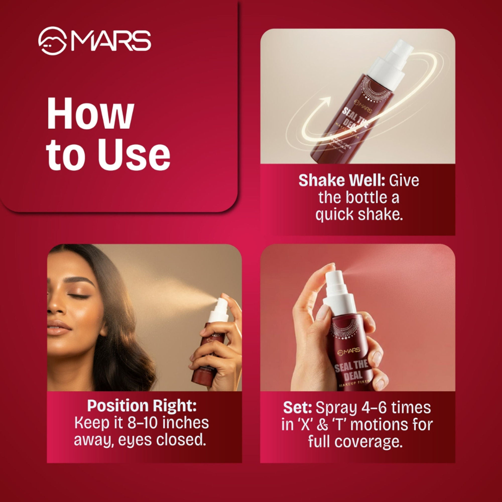 MARS Cosmetics Seal the Deal Long-Lasting Makeup Fixer Spray