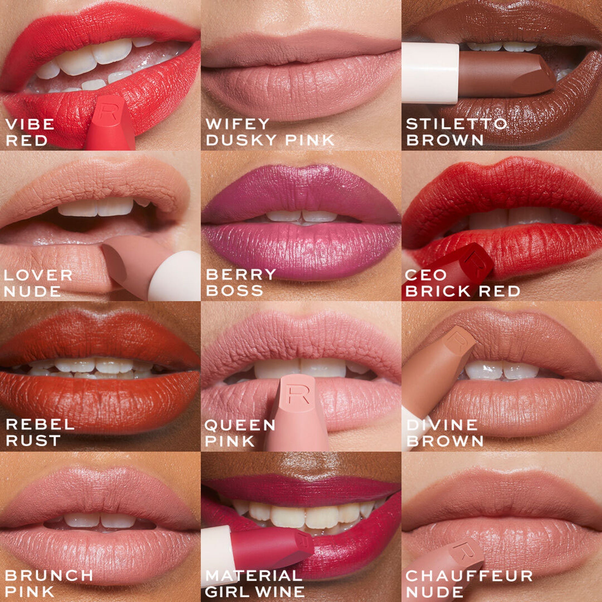 Makeup Revolution Lip Allure Soft Satin Lipstick - Vibe Red