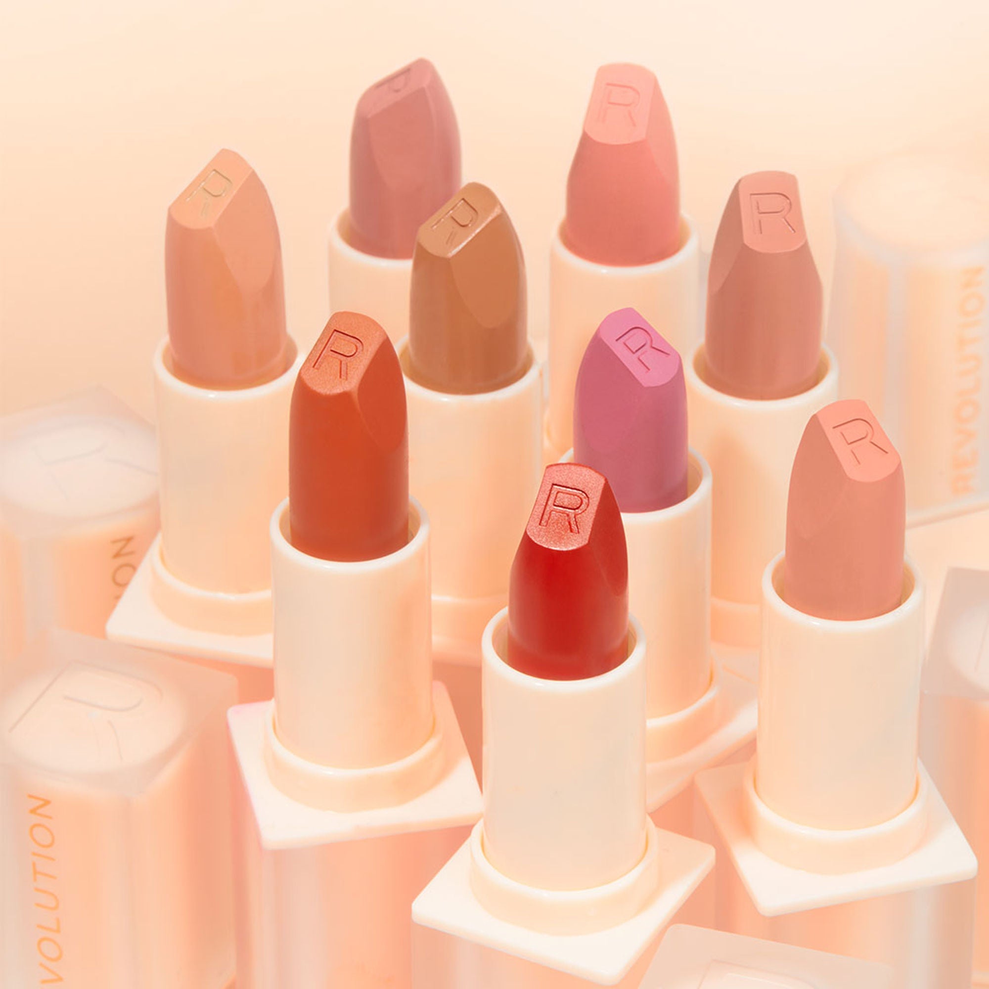 Makeup Revolution Lip Allure Soft Satin Lipstick - Chauffeur Nude