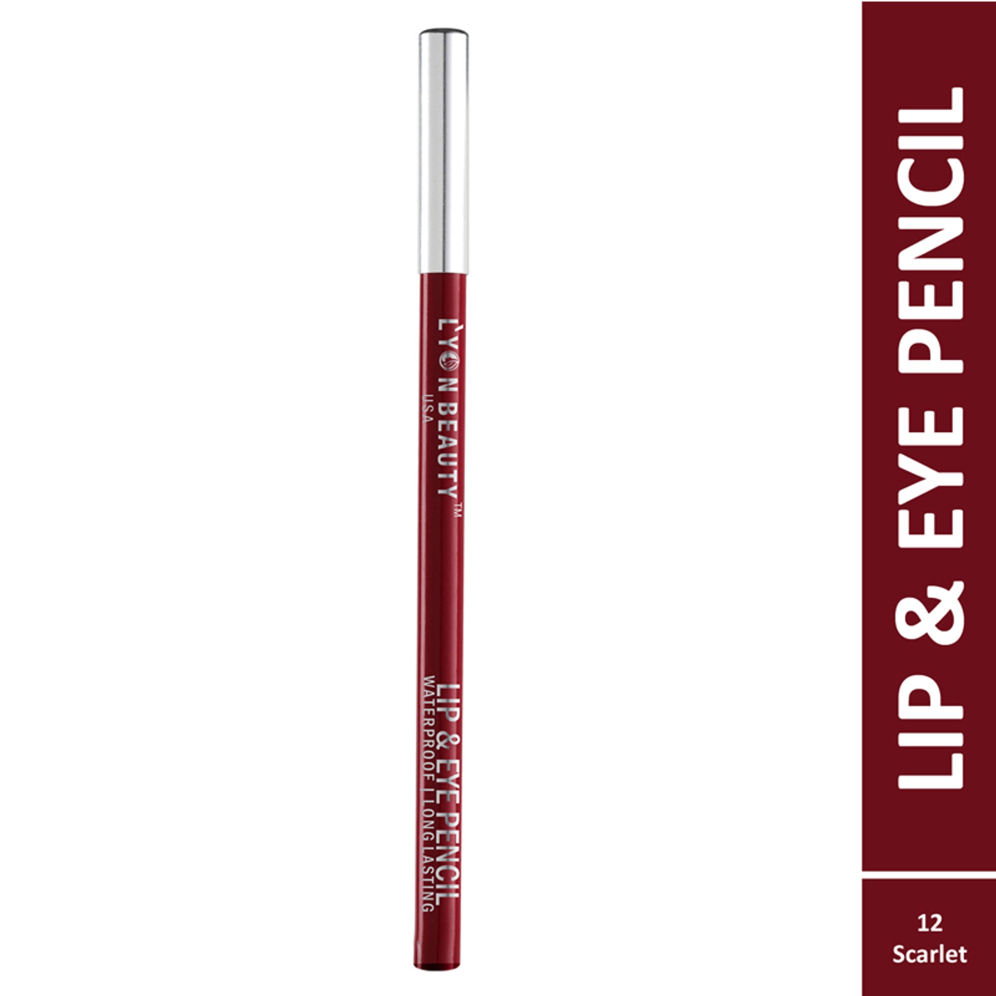 Lyon Beauty Lip & Eye Pencil - Scarlet 12