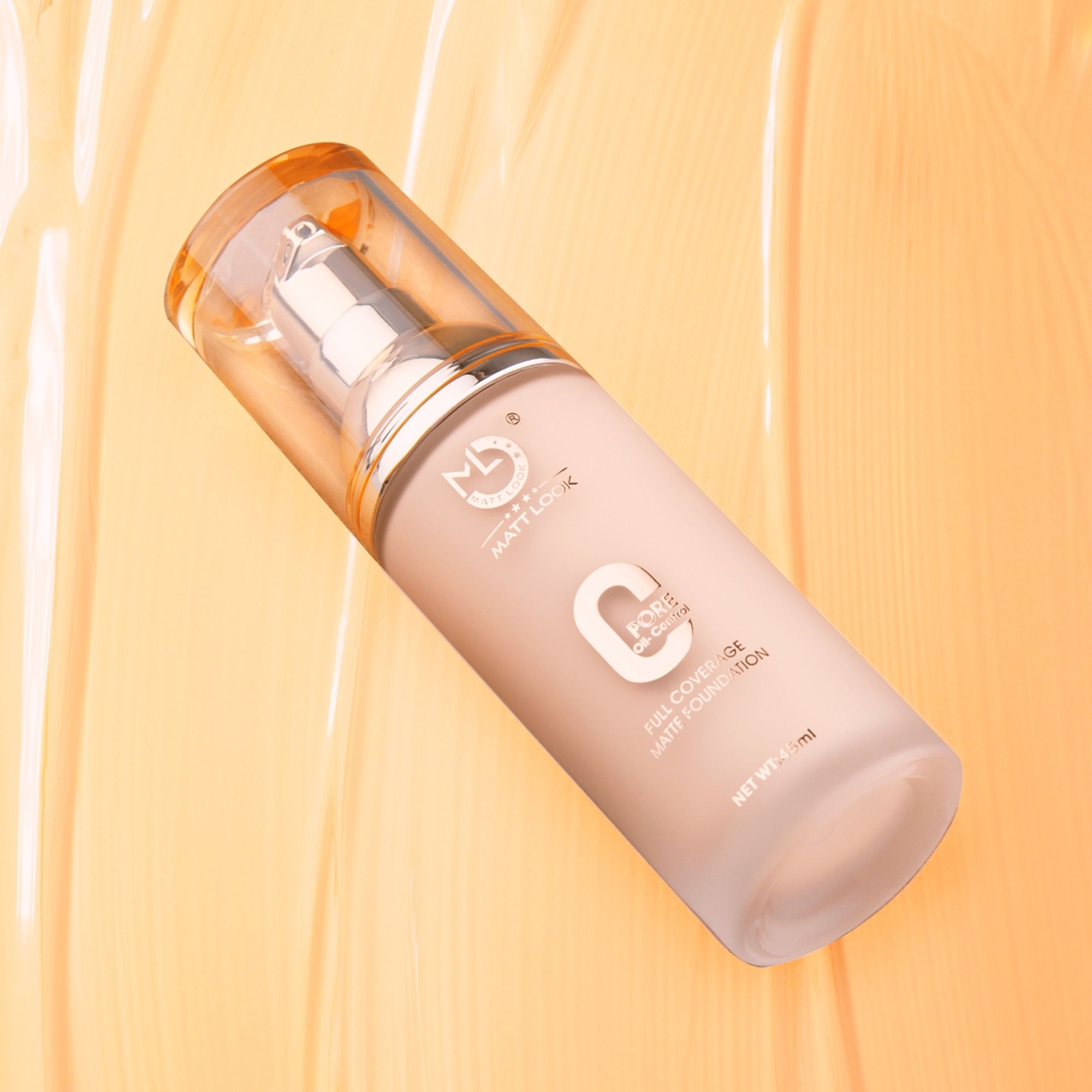 Matt Look Zero Pore Oil Control Full Coverage Matte Foundation - Warm Nude