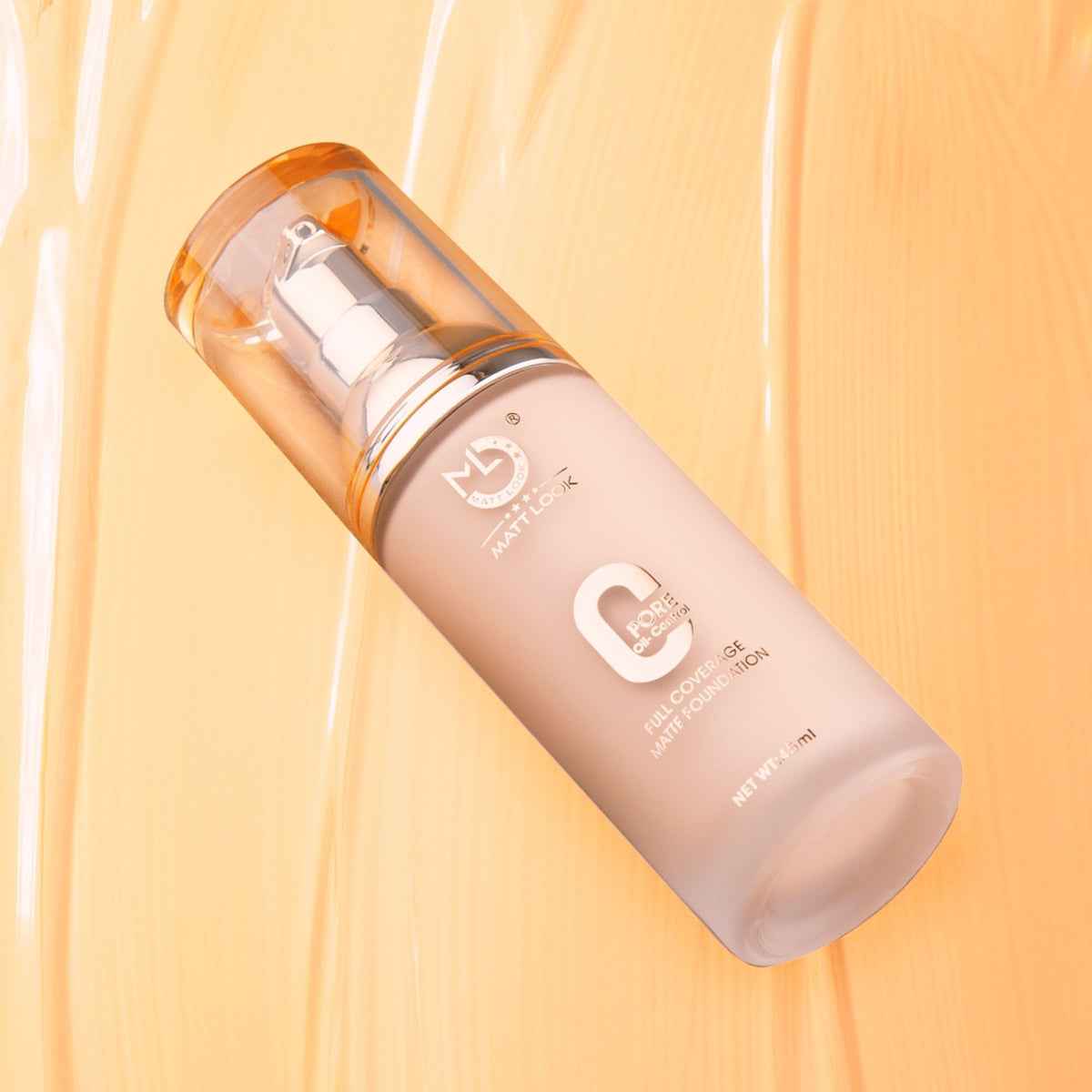 Matt Look Zero Pore Oil Control Full Coverage Matte Foundation - Golden Caramel