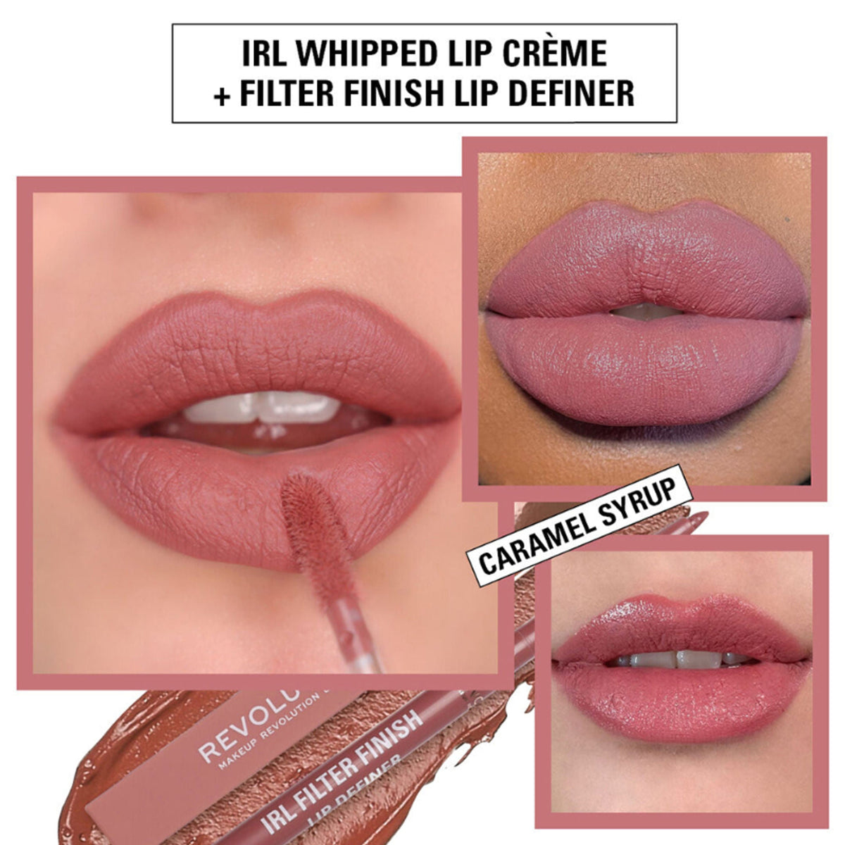 Makeup Revolution Irl Whipped Lip Creme - Caramel Syrup