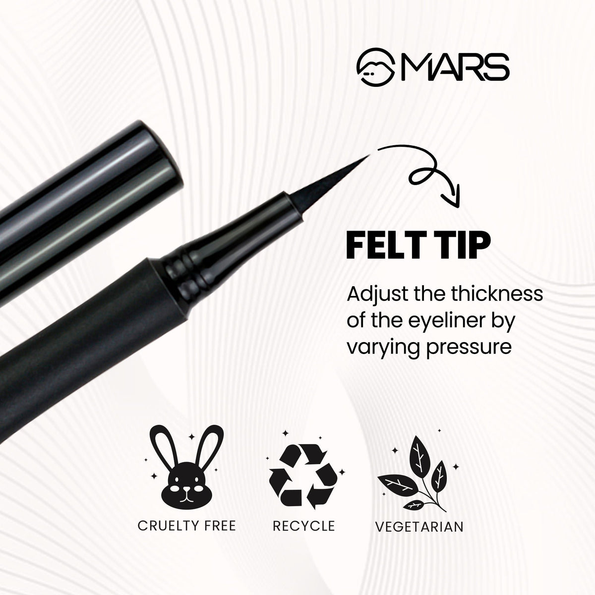 MARS Cosmetics Liquid Pen Eyeliner - Black