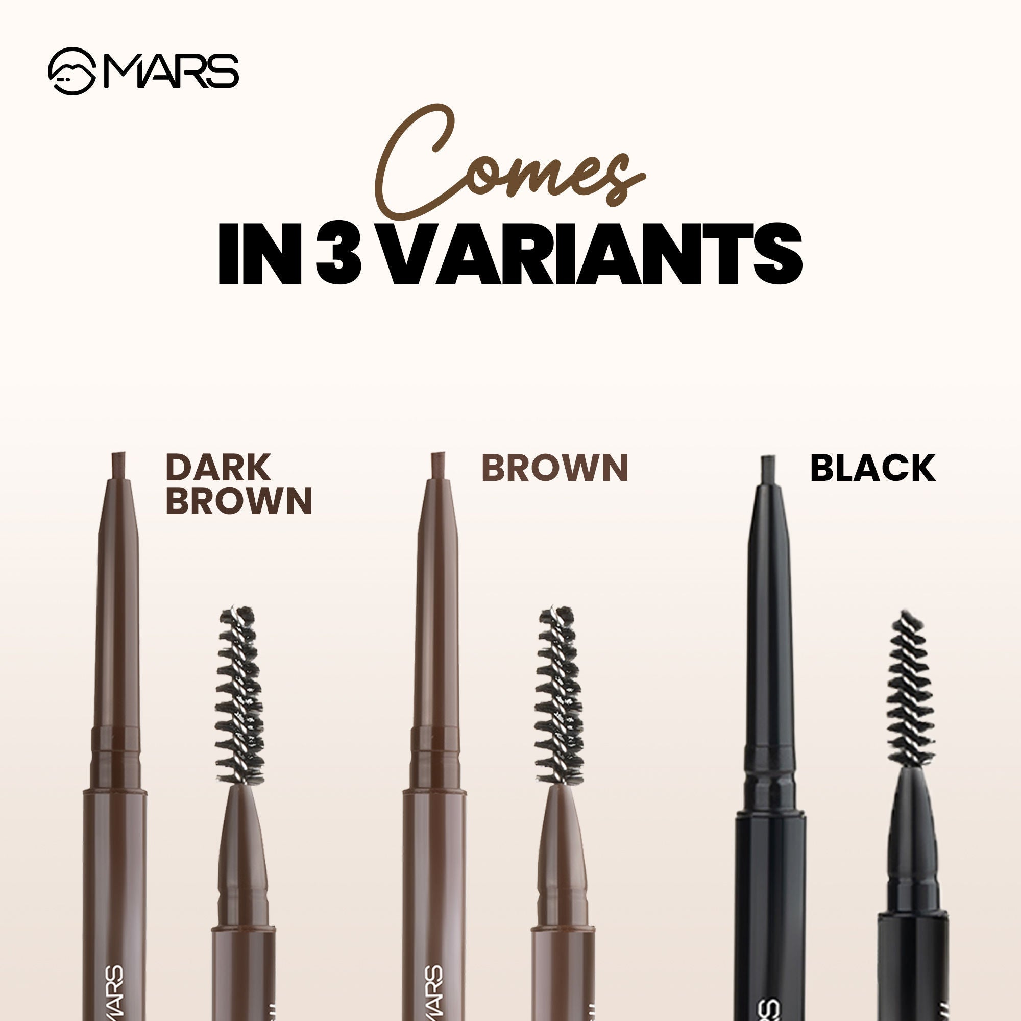 MARS Cosmetics Oh Brow Eyebrow Pencil - Dark Brown