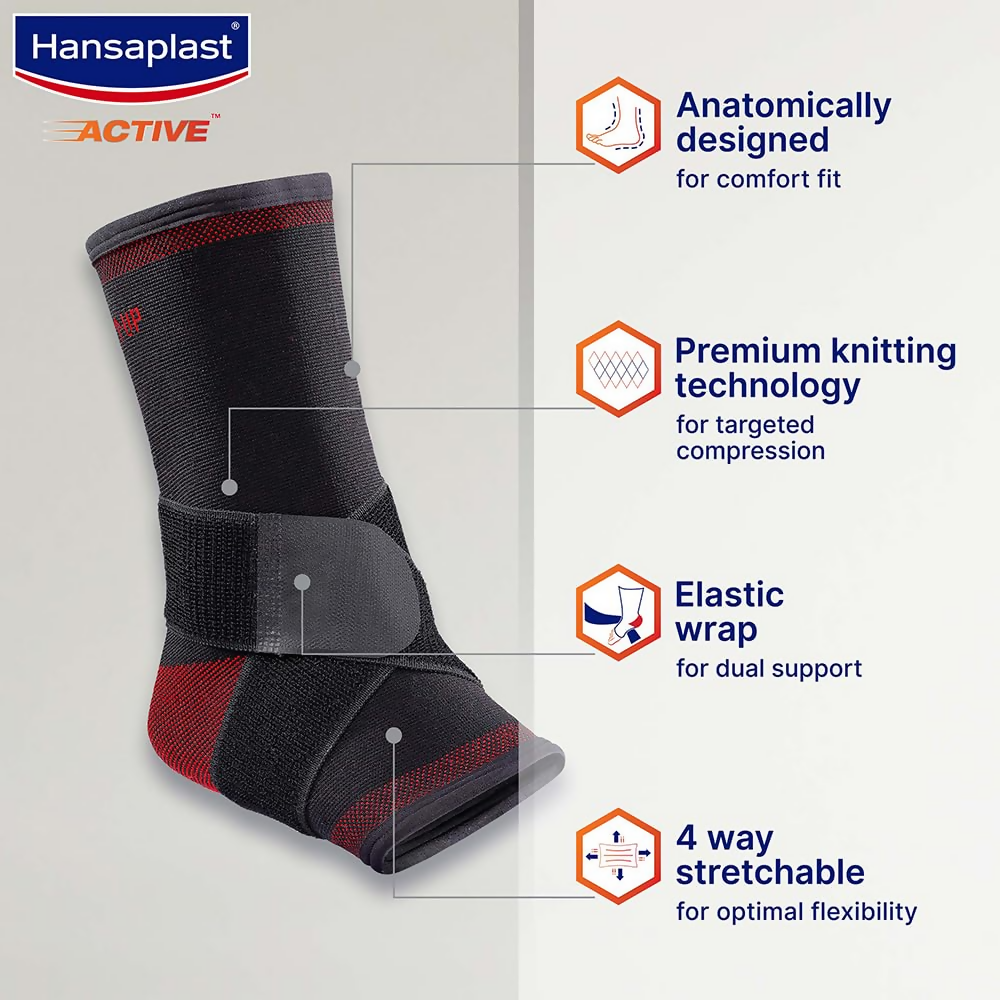 Hansaplast Active Ankle Binder Support for Men & Women