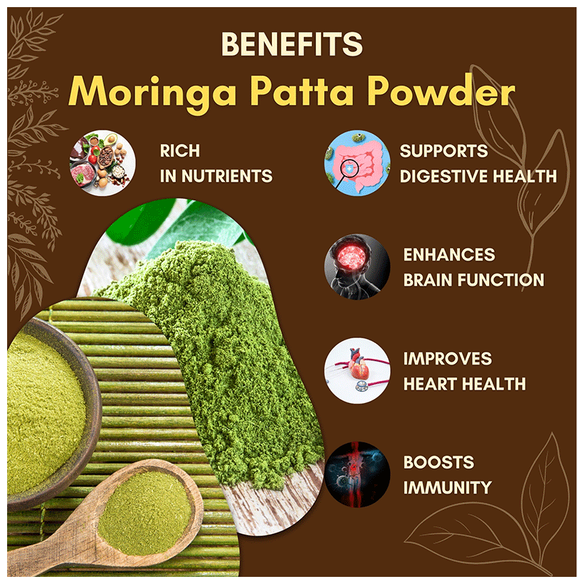 Jaived Ayurveda Moringa Patta Powder