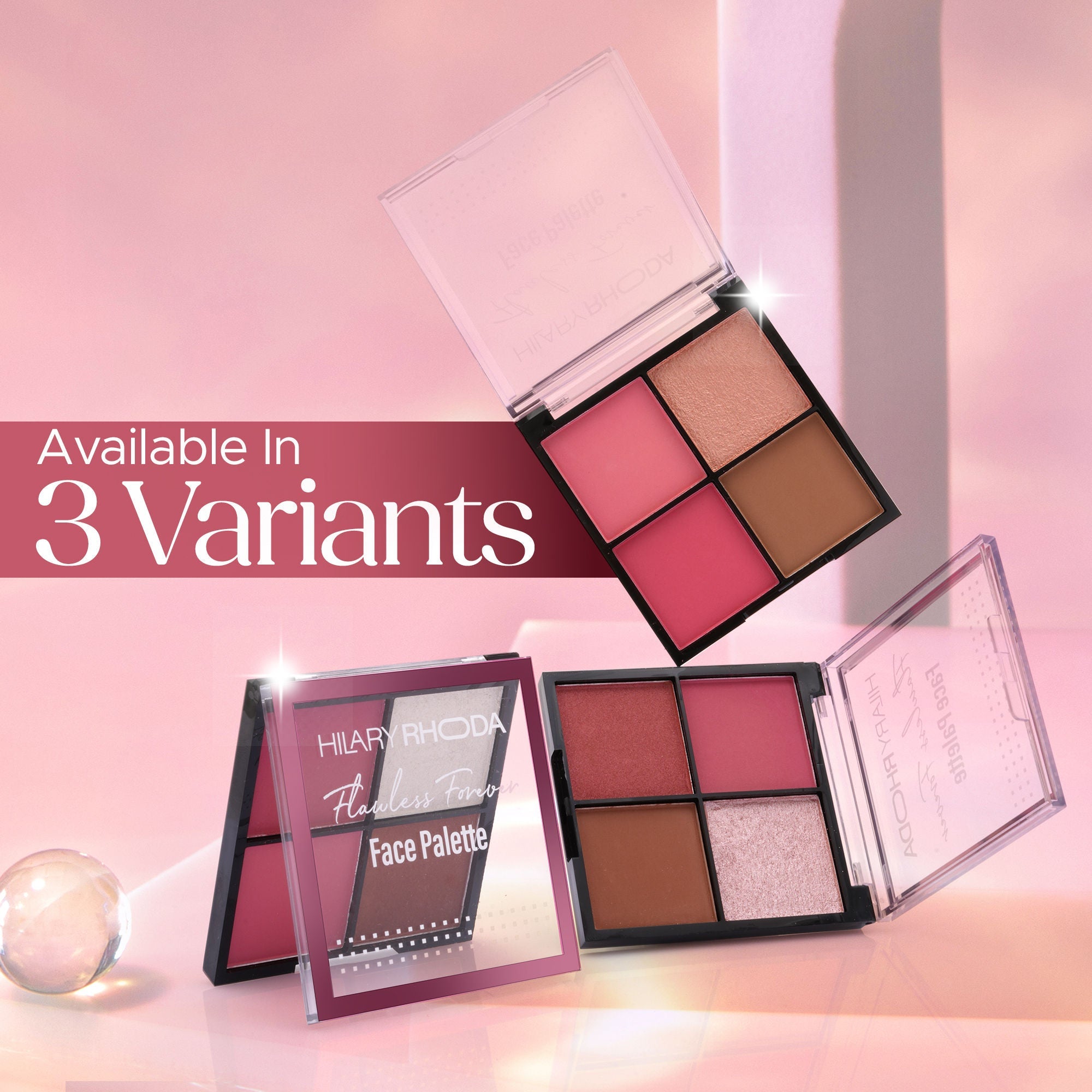 Hilary Rhoda Flawless Forever Face Palette - Light 01