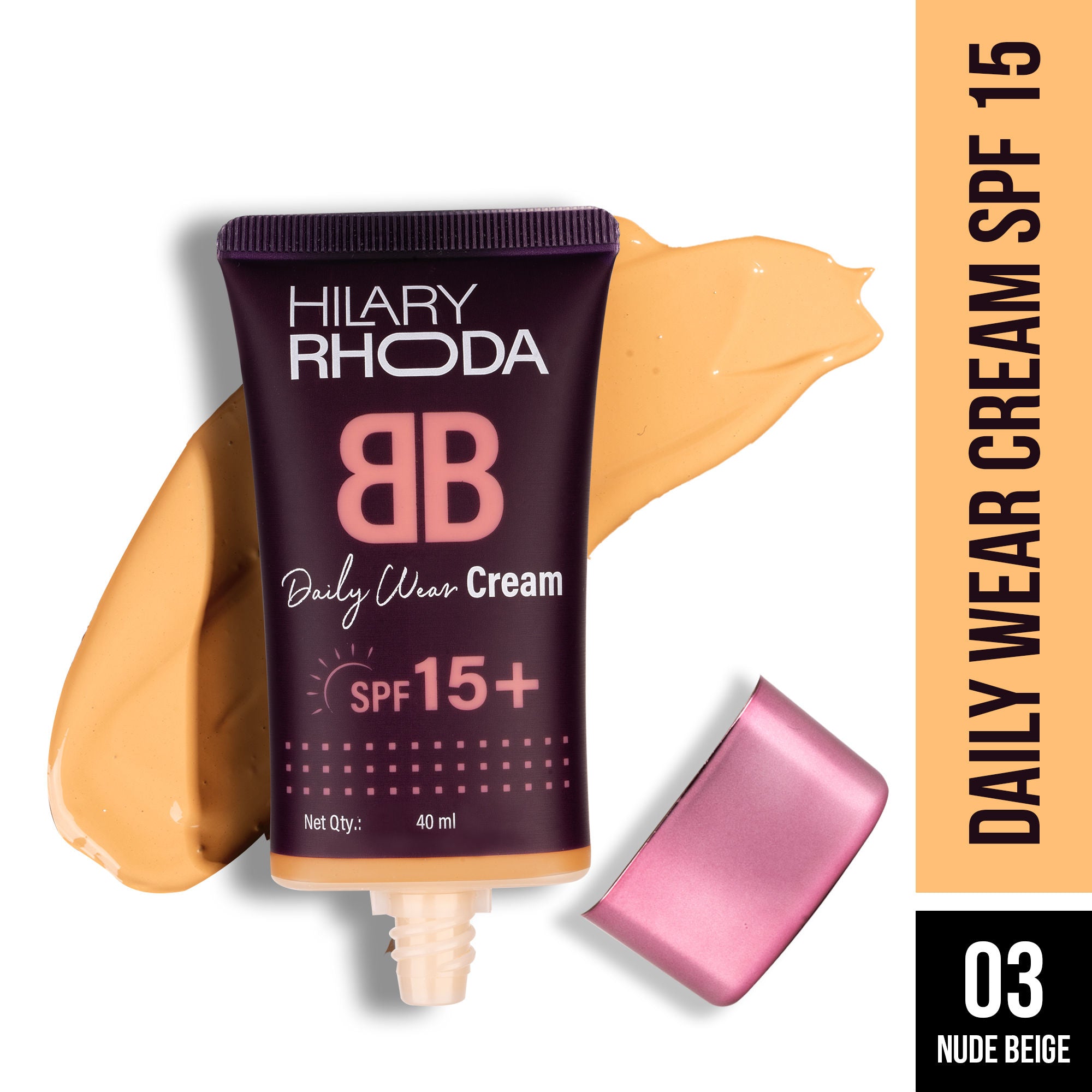 Hilary Rhoda BB Cream With SPF 15 - Golden Beige 04 - Nude Beige 03