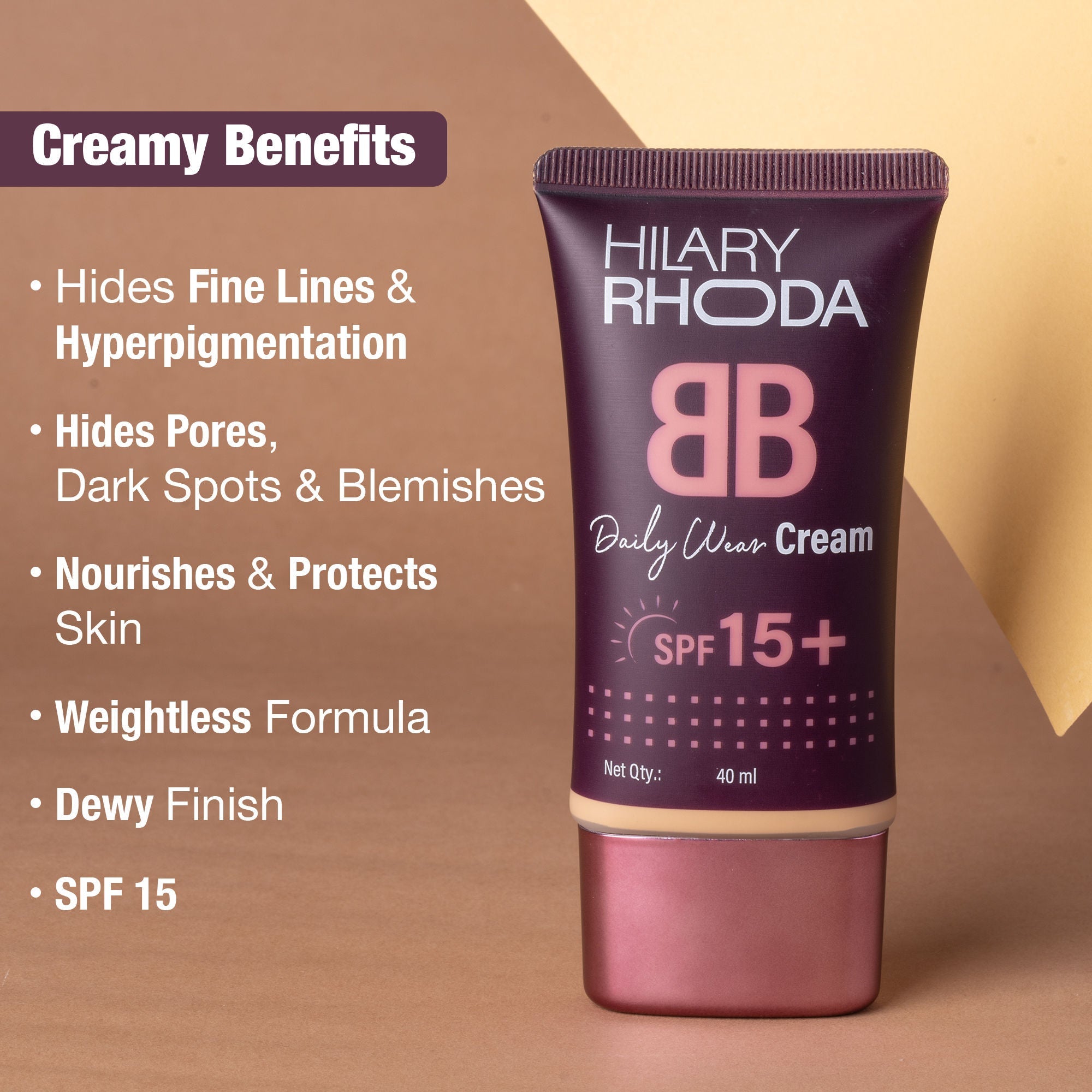 Hilary Rhoda BB Cream With SPF 15 - Golden Beige 04 - Golden Beige 04