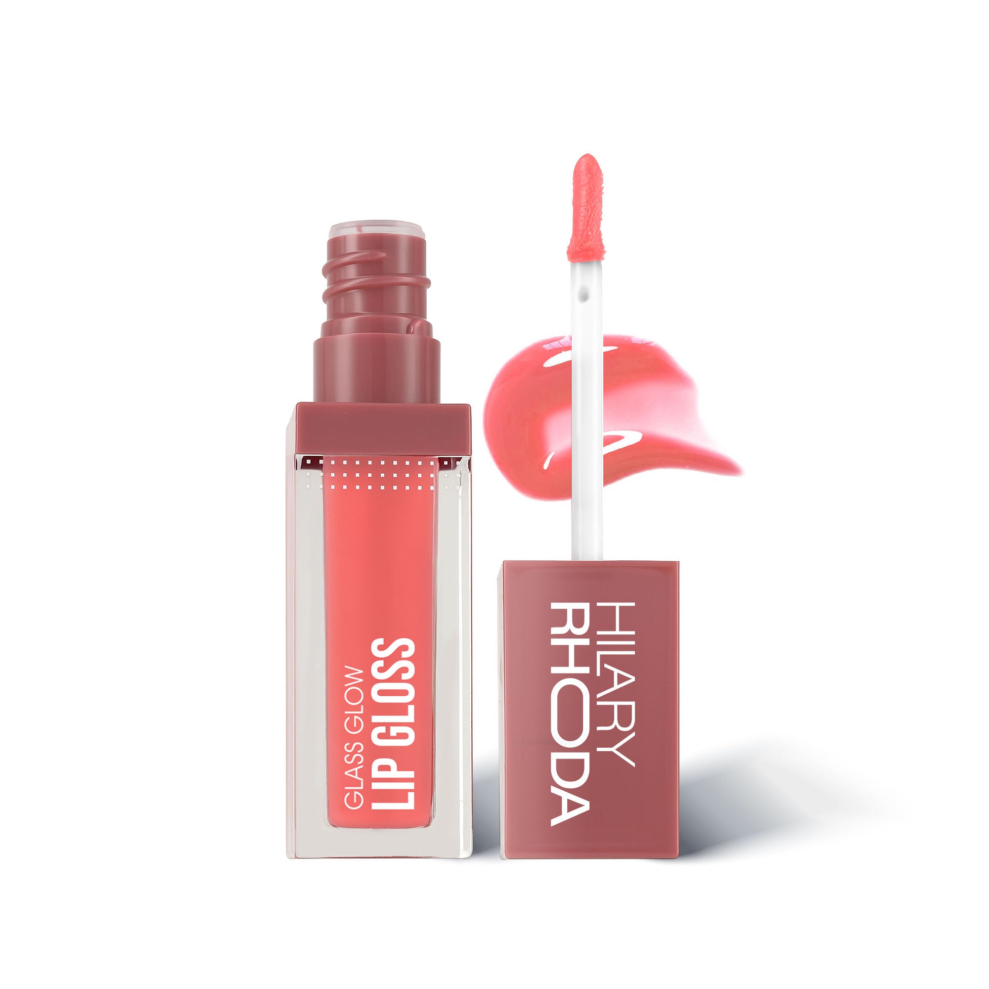 Hilary Rhoda Glass Glow Lip Gloss - Peach Me 02