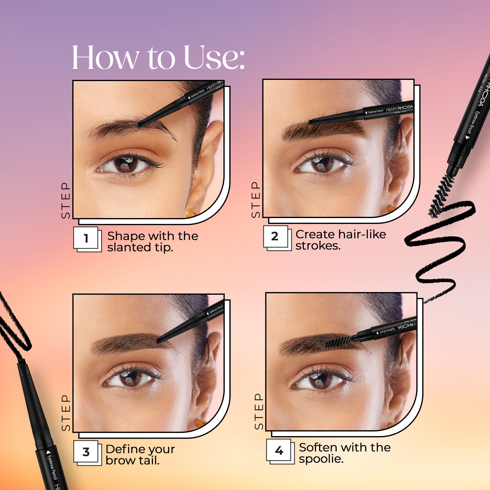 Hilary Rhoda Brow Artist Eyebrow Pencil - Coffee 02