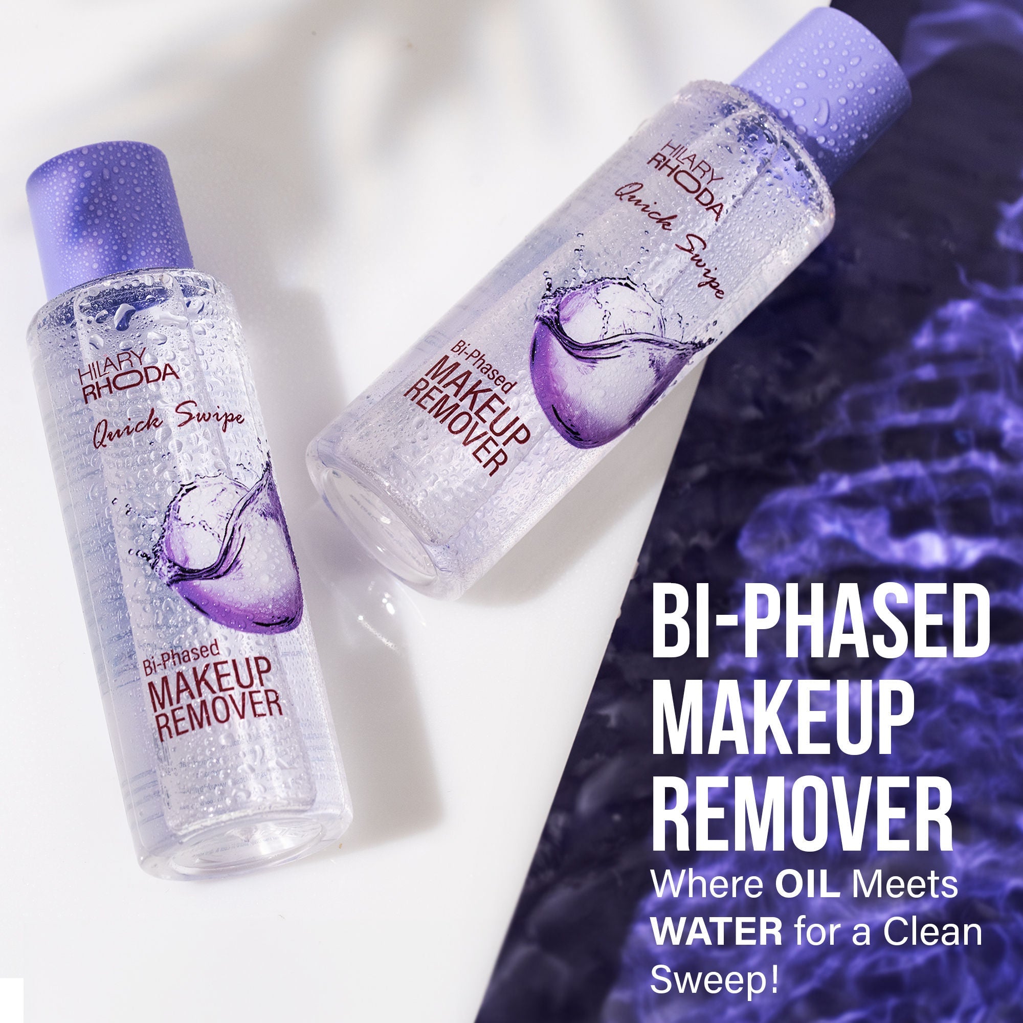Hilary Rhoda Quick Swipe Bi-Phased Waterproof Makeup Remover