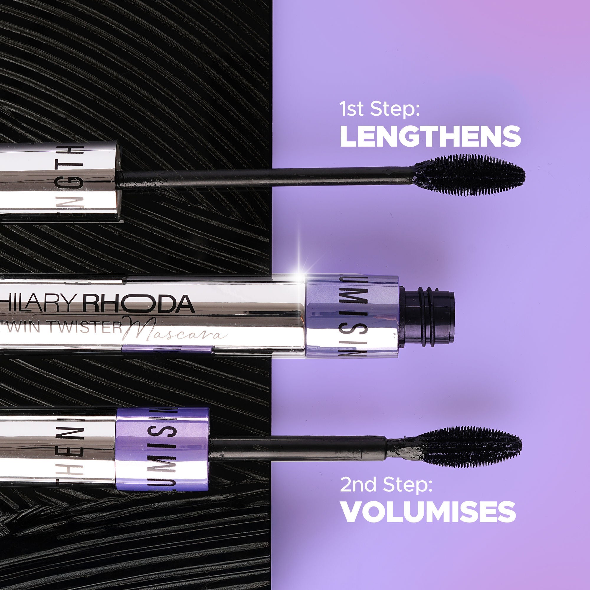 Hilary Rhoda Twin Twister Waterproof Mascara