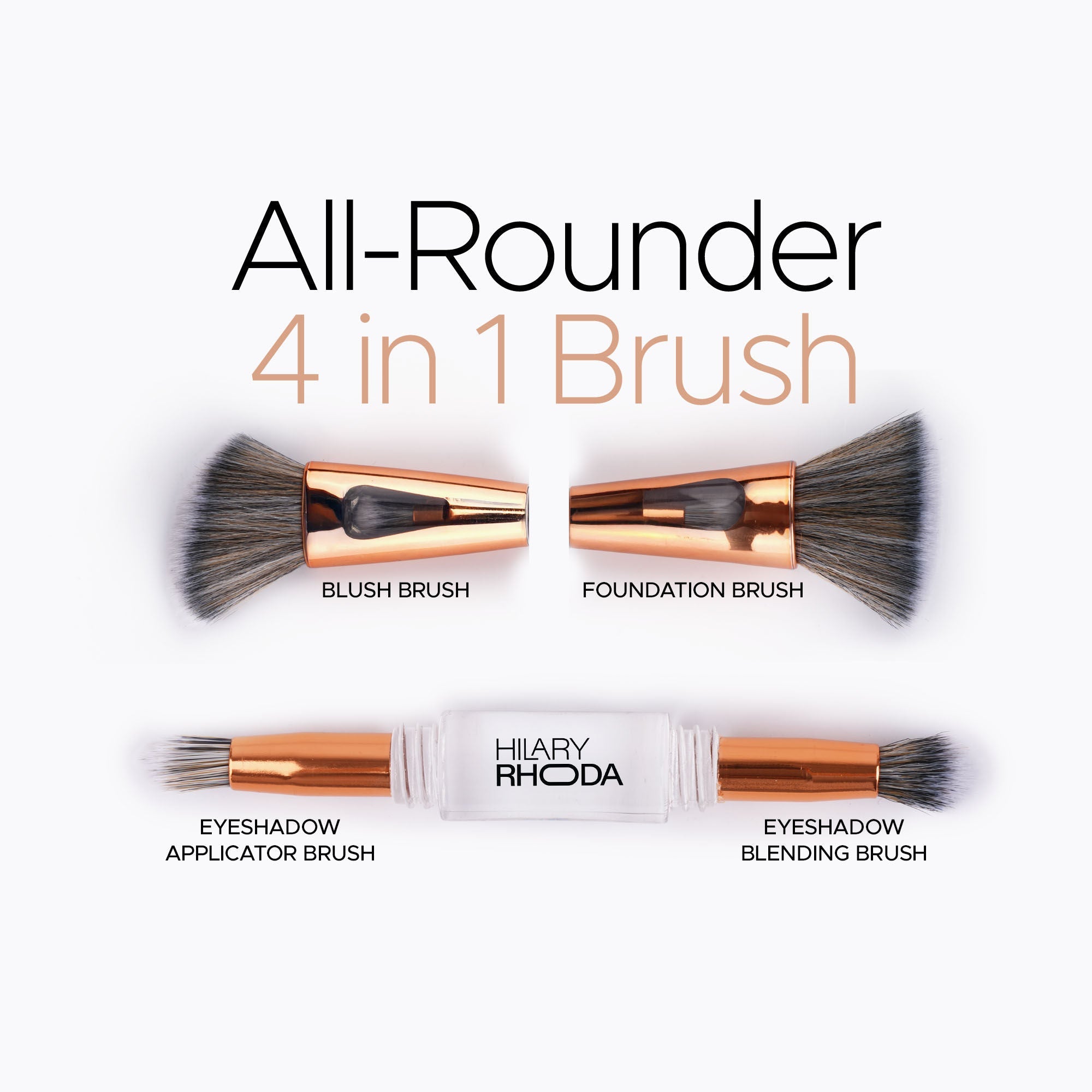 Hilary Rhoda All-Rounder 4 In 1 Brush For Makeup