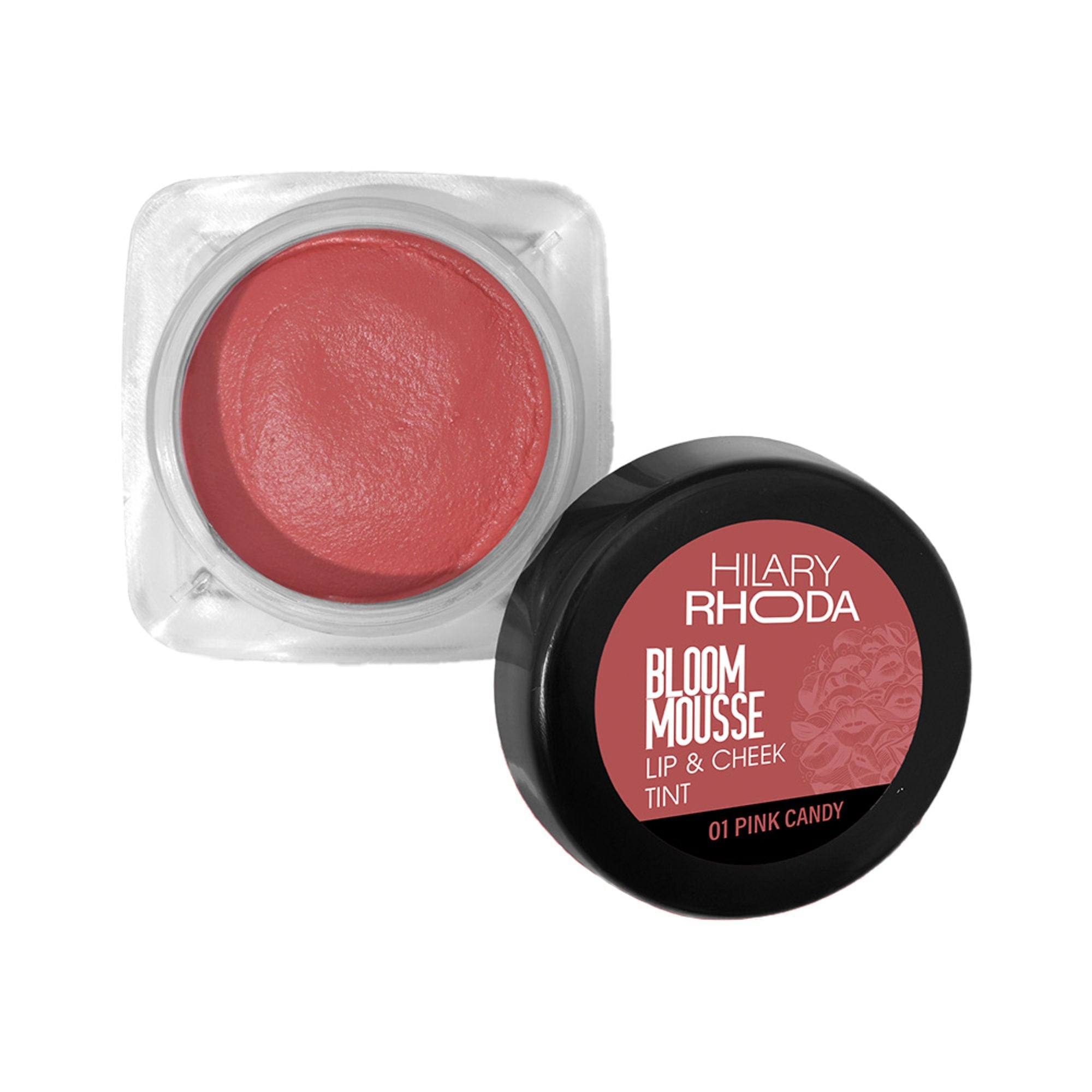 Hilary Rhoda Bloom Mousse Waterproof Lip N Cheek Tint - Pink Candy 01