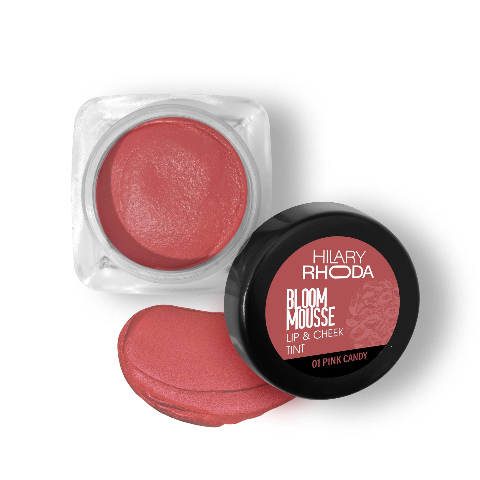 Hilary Rhoda Bloom Mousse Waterproof Lip N Cheek Tint - Pink Candy 01