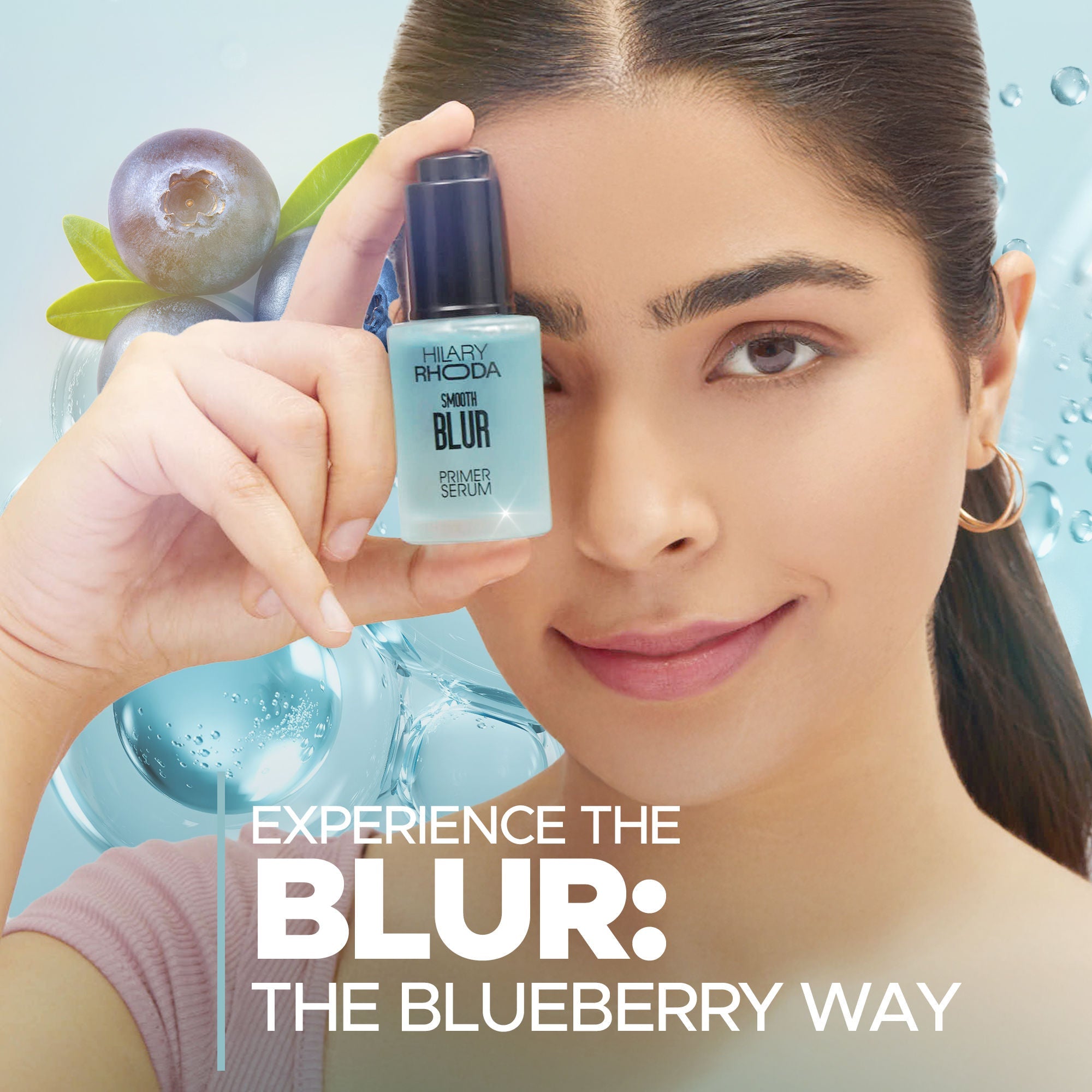 Hilary Rhoda Smooth Blur Primer Serum - Blueberry 02