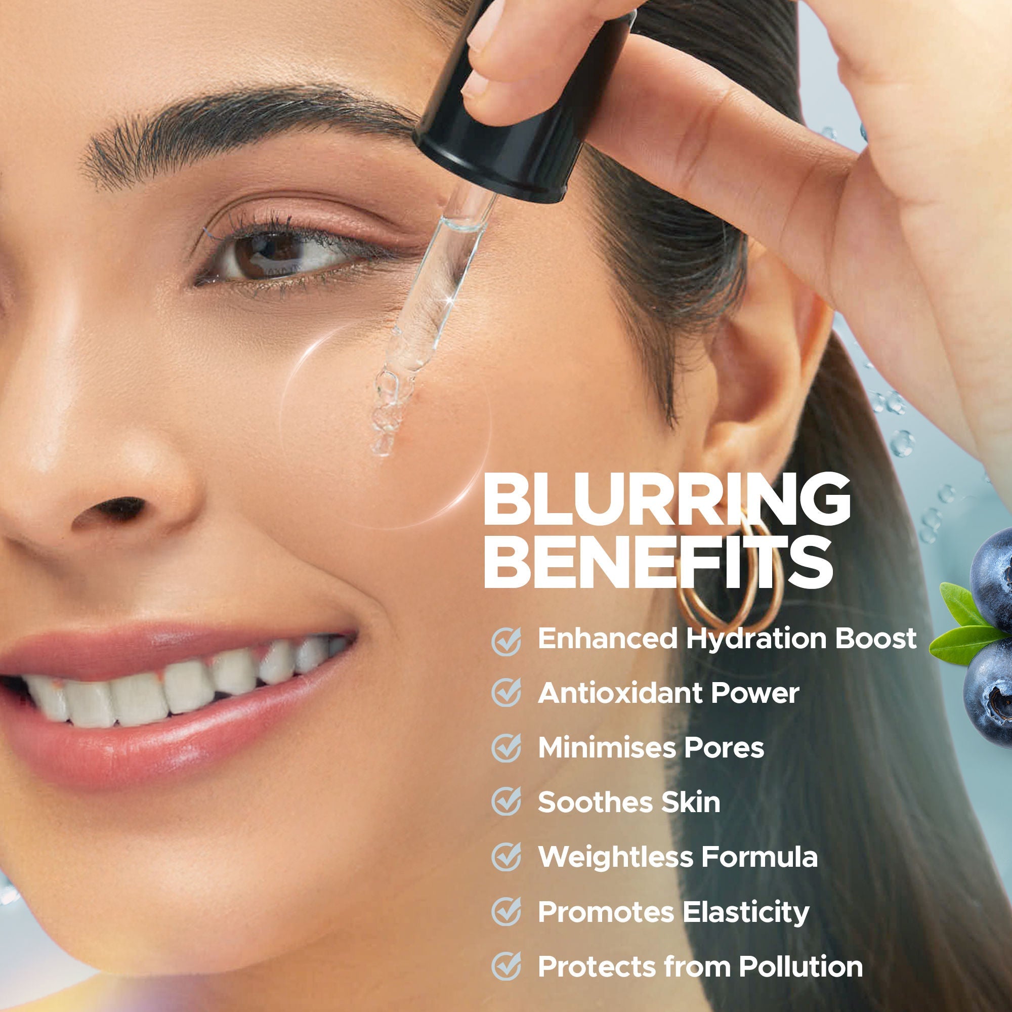 Hilary Rhoda Smooth Blur Primer Serum - Blueberry 02