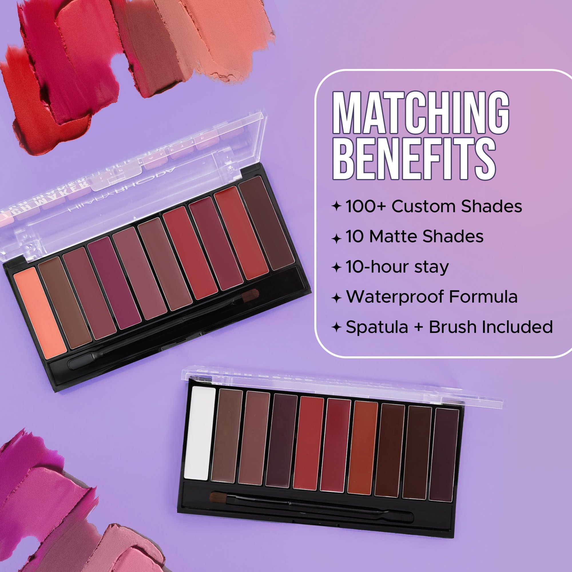 Hilary Rhoda Match Maker Waterproof Lip Palette - Mood Changer 01