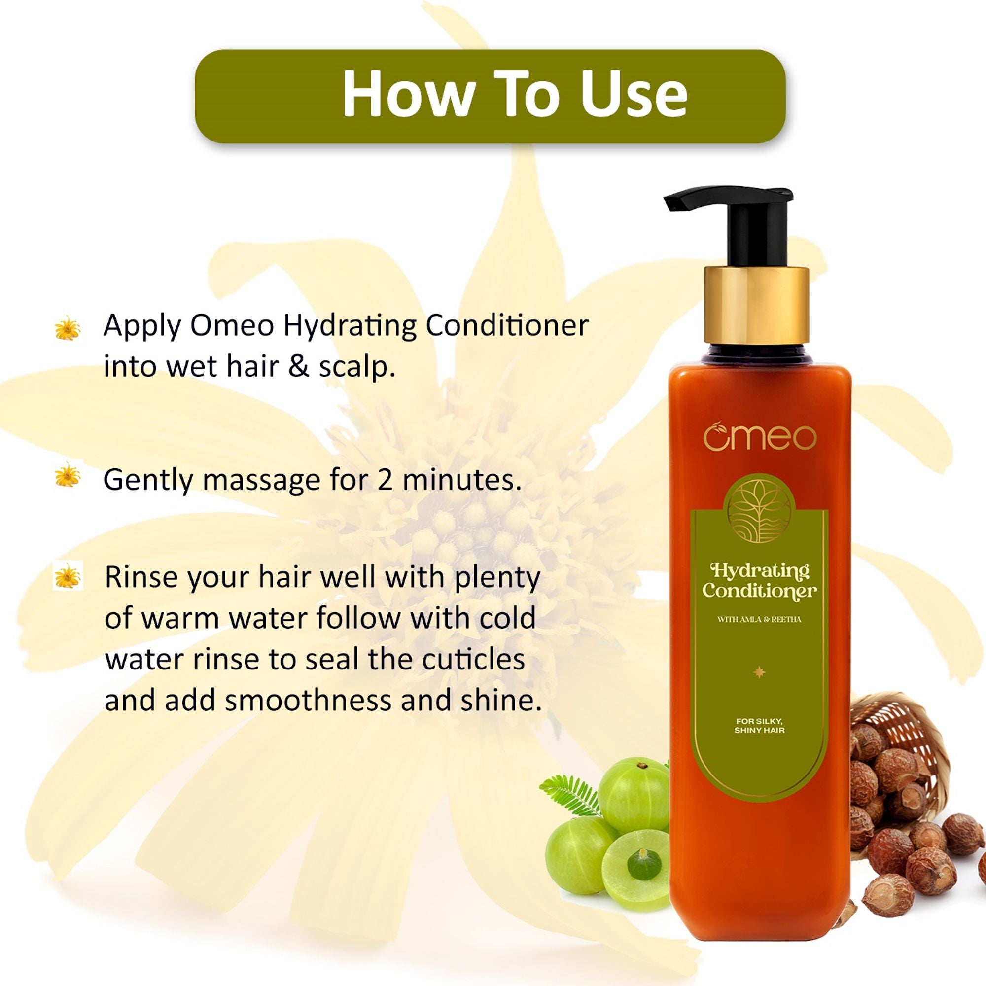 Omeo Hydrating Conditioner with Amla & Reetha