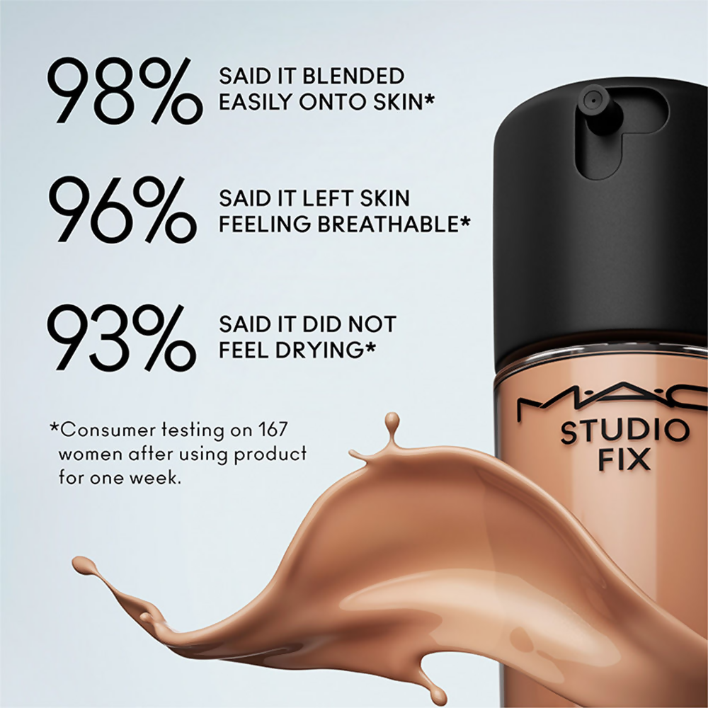 M.A.C Studio Fix Fluid SPF 15 Mini Soft Matte Foundation With Hyaluronic Acid - NC25