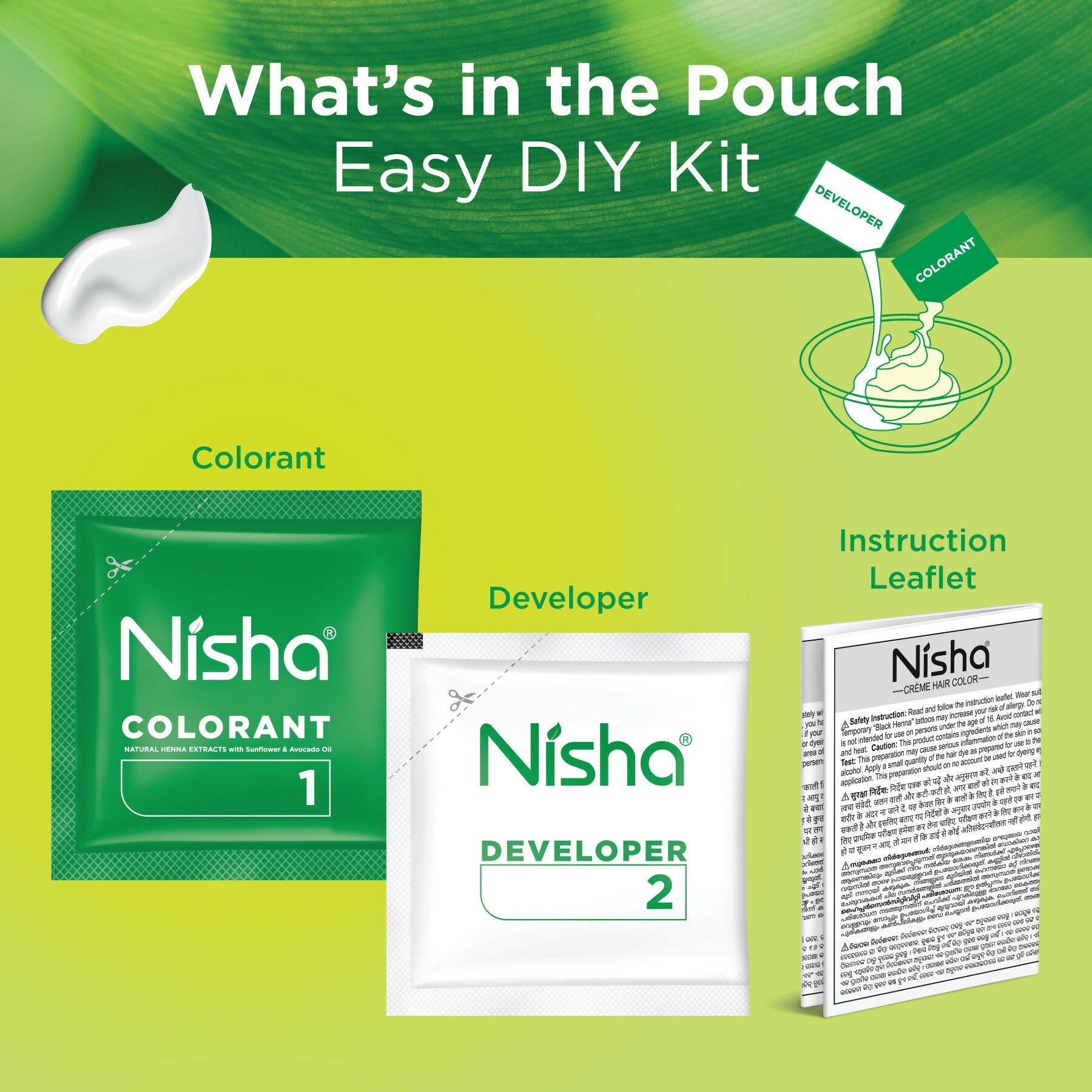 Nisha Creme Hair Color for Women - Golden Brown