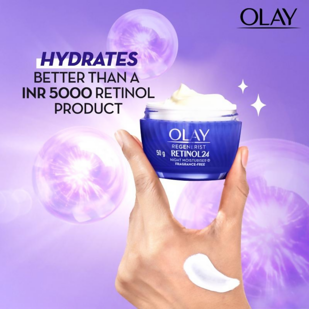 Olay Retinol Kit For Overnight Repair, Anti-Ageing Night Cream With Cleanser
