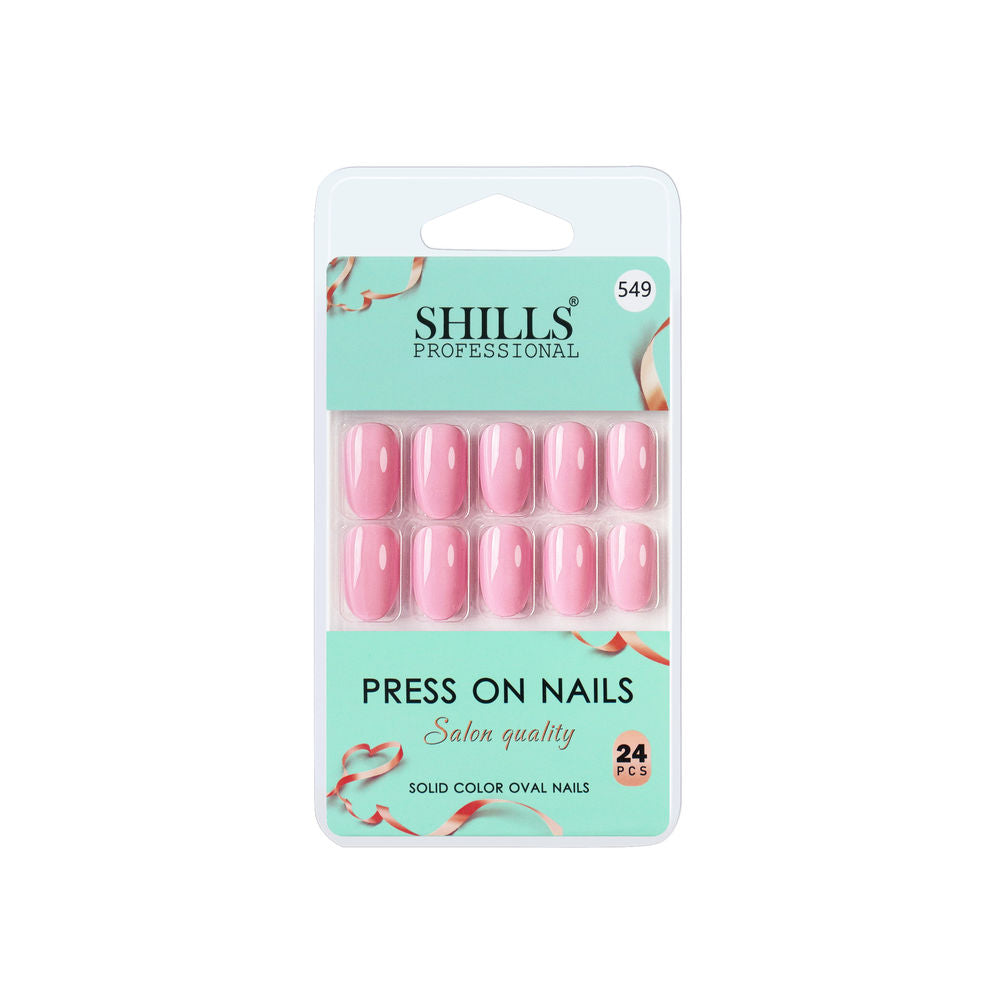 Shills Professional Reusable Press On Nails Oval - SPN549