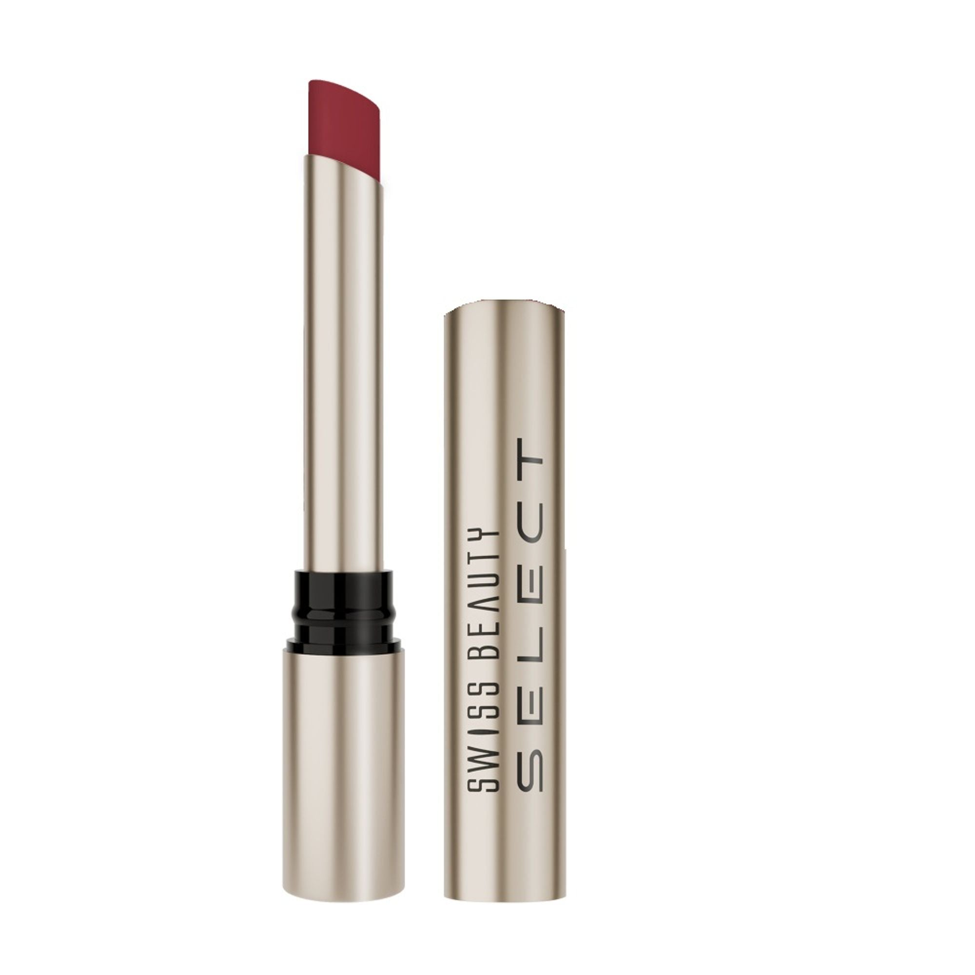 Swiss Beauty Select High On Shine Lipstick - Crimson Addict