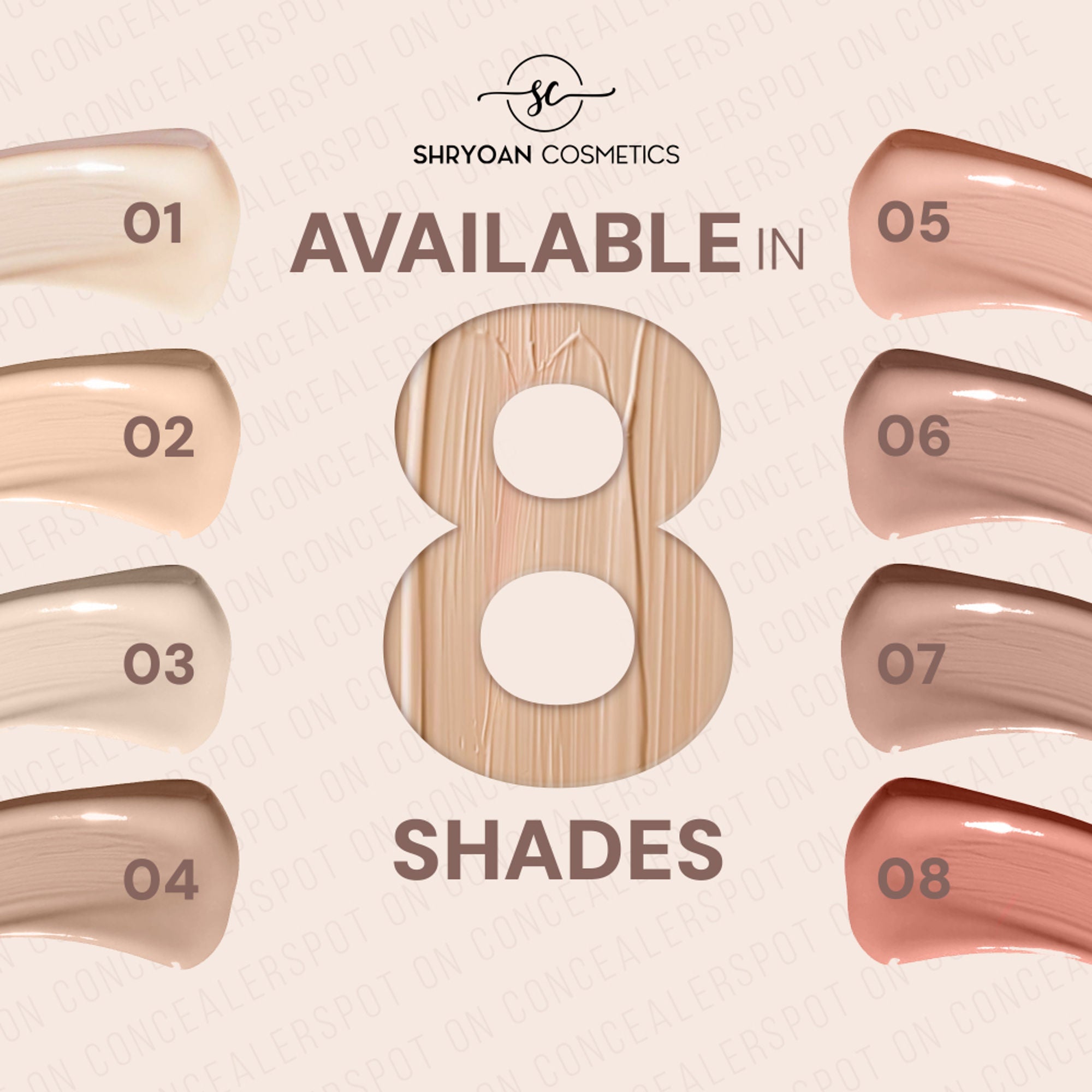 Shryoan Full Coverage and Lightweight Formula Spot on Concealer - 6