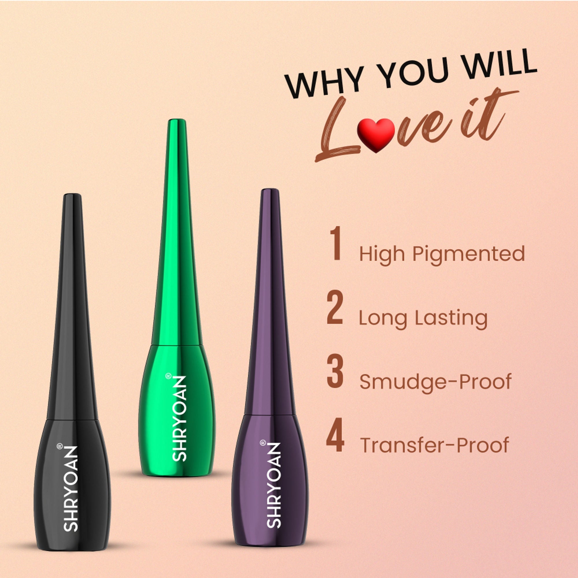 Shryoan Super Flow Eyeliner - Black