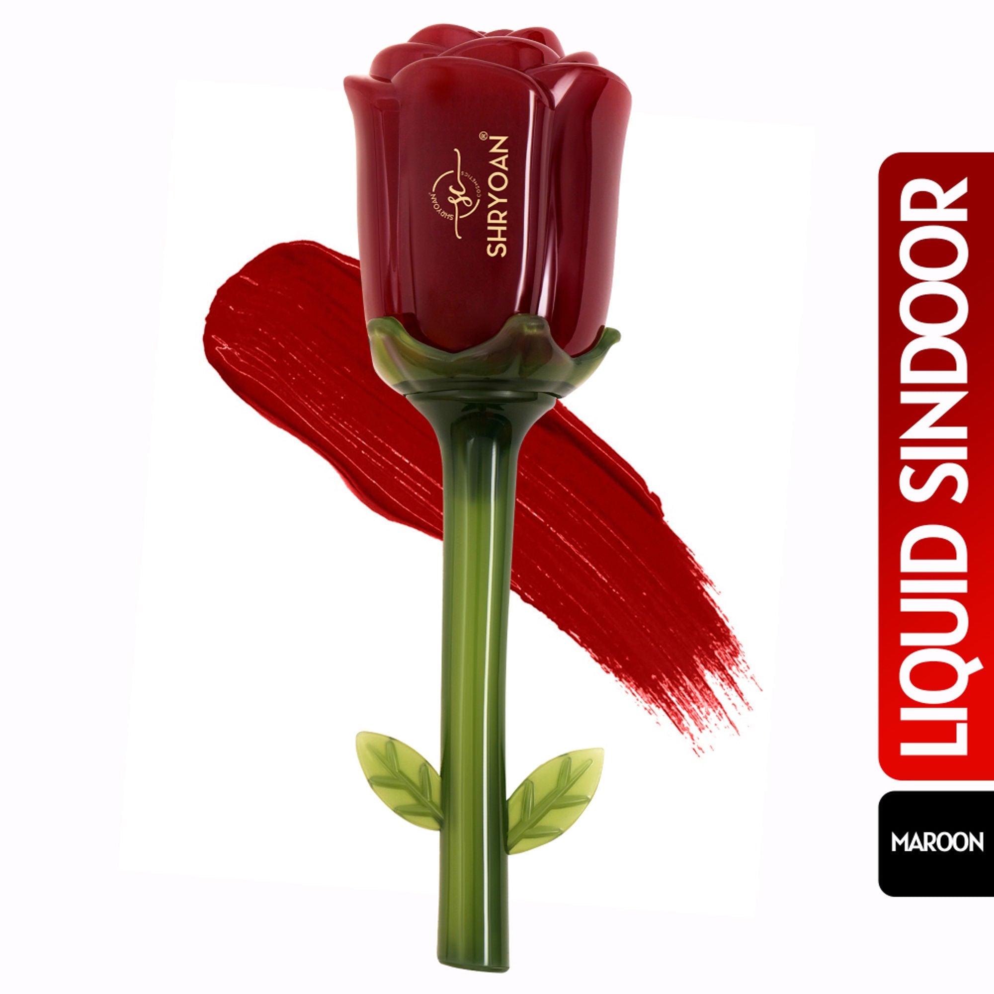 Shryoan Rose Liquid Smudge Proof & Waterproof Sindoor - Maroon