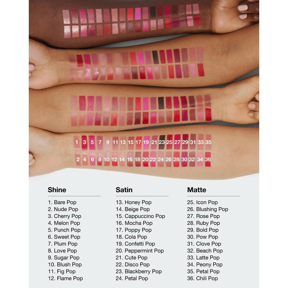 Clinique Pop Longwear Lipstick - Chilli