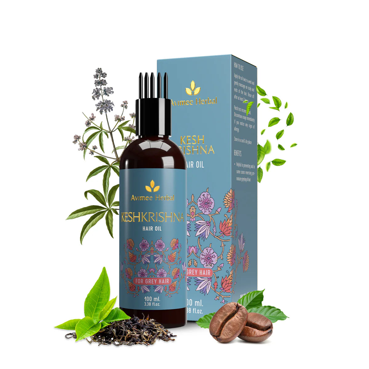 Avimee herbal Anti-Grey Kit With Shakuntala Hair Cleanser