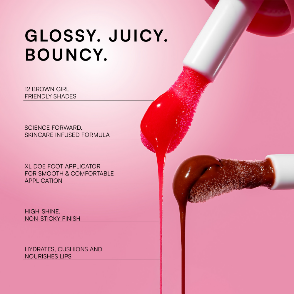 Gush Beauty Balmy Glossy Tinted Lip Oil - Rose Mauve