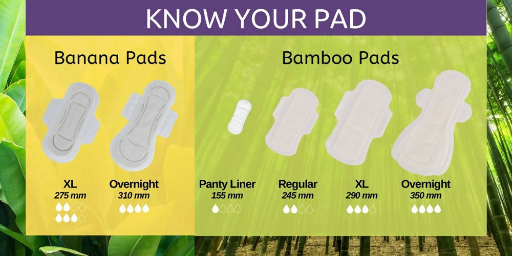 Saathi Bamboo Fiber Sanitary Napkins Panty Liner Pack