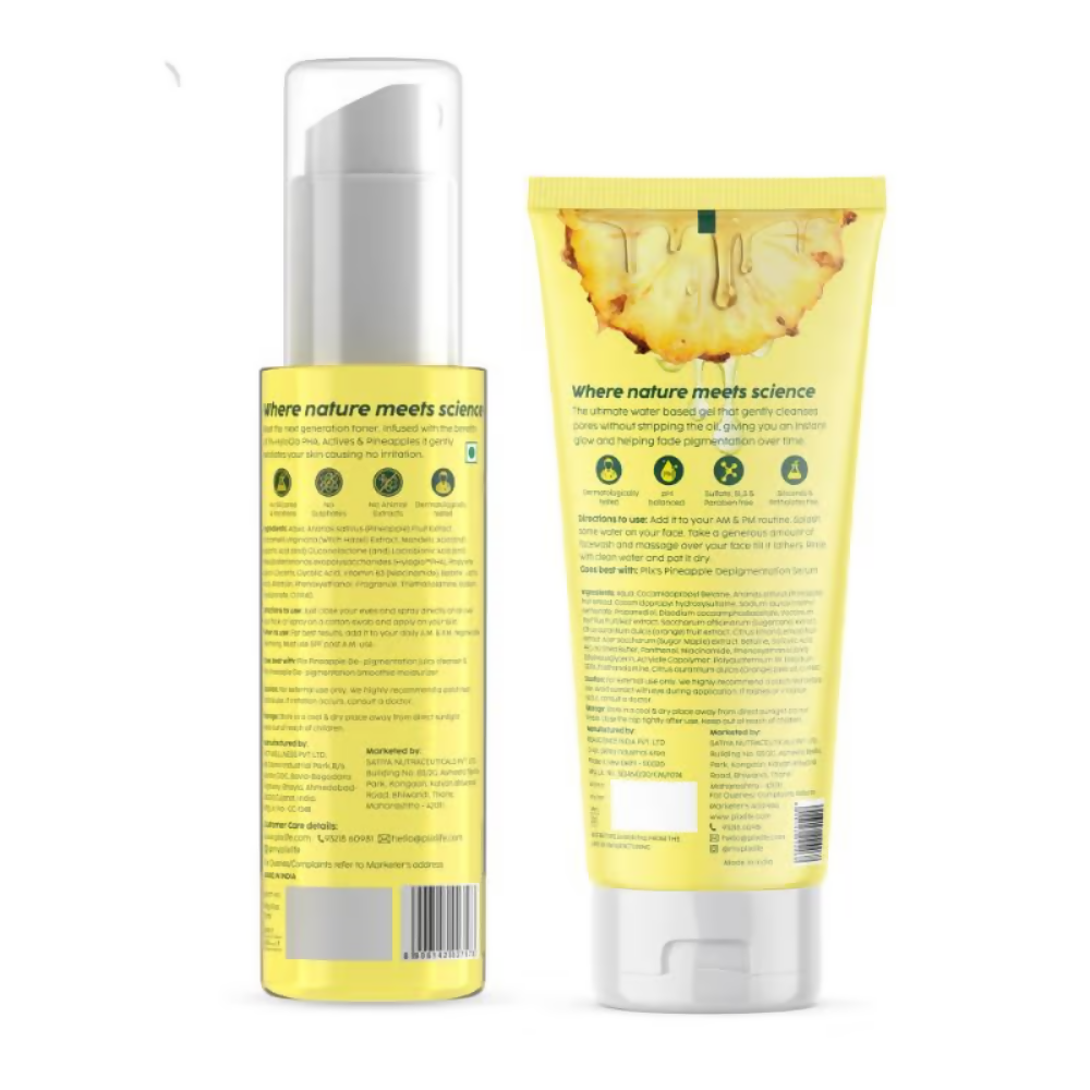 PLIX The Plant Fix Pineapple Depigmentation Regime With Fruity Toner & Cleanser
