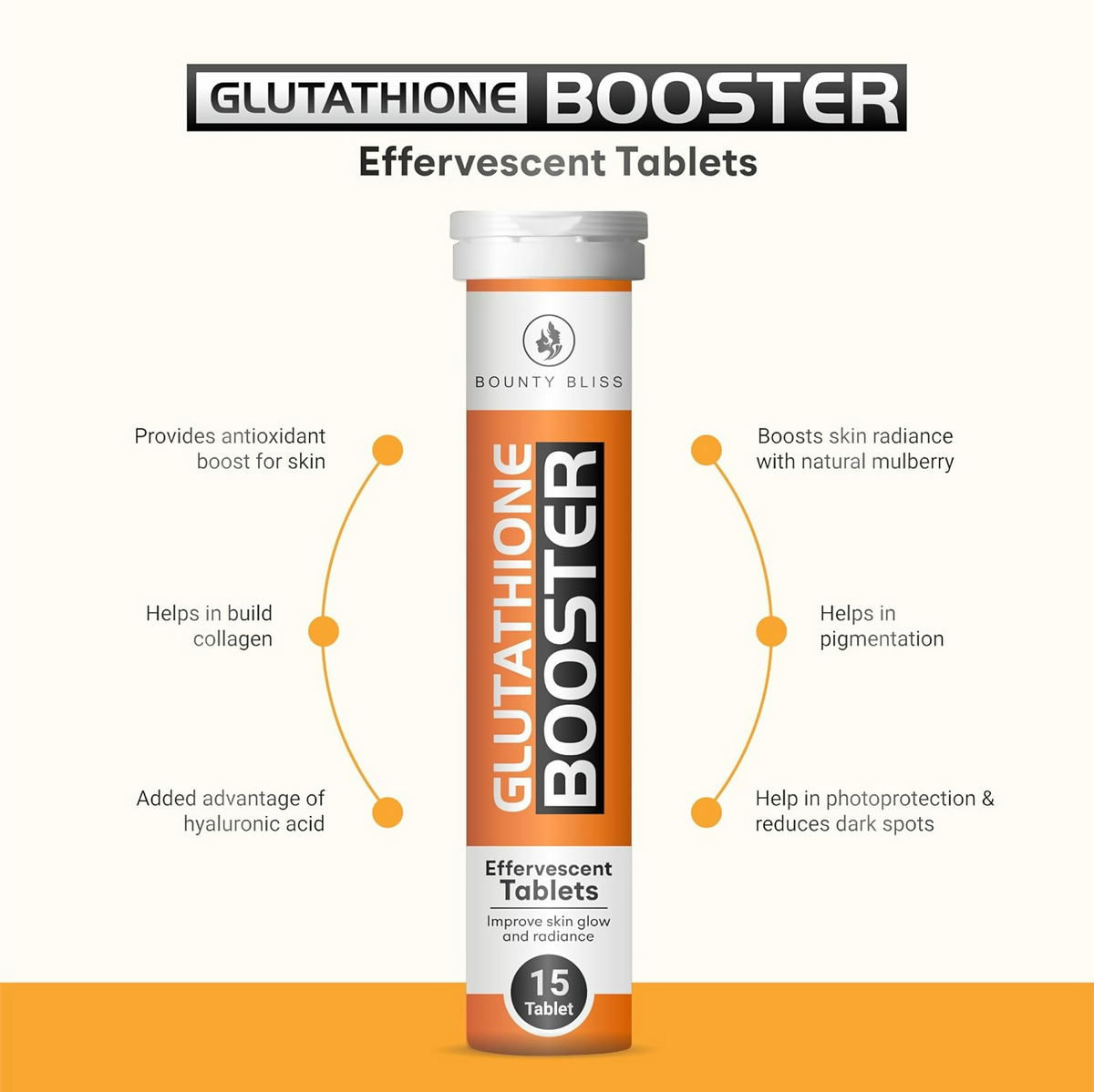 Bounty Bliss Glutathione Booster Effervescent Tablets