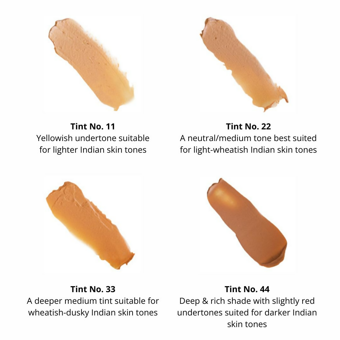 Sandiva One & Done Tinted Sunscreen With Zinc Oxide, SPF 35 PA++++, No White Cast - Tint 11