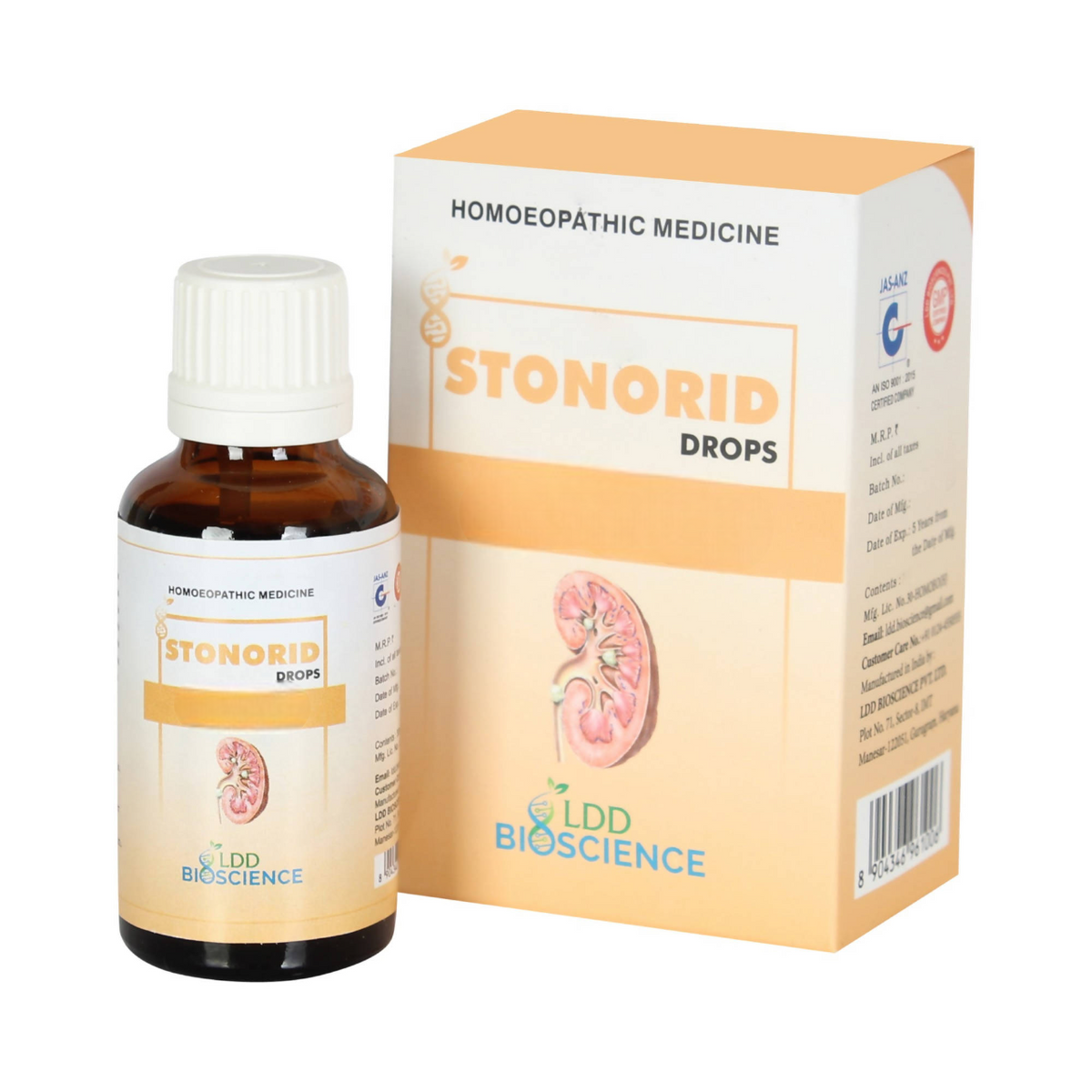 LDD Bioscience Homeopathy Stonorid Drops