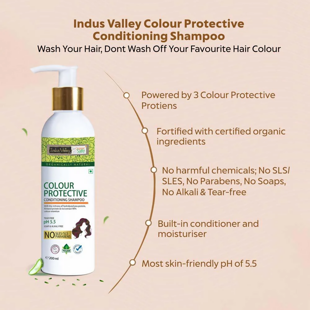 Indus Valley Organic Colour Protective Shampoo with Conditioner