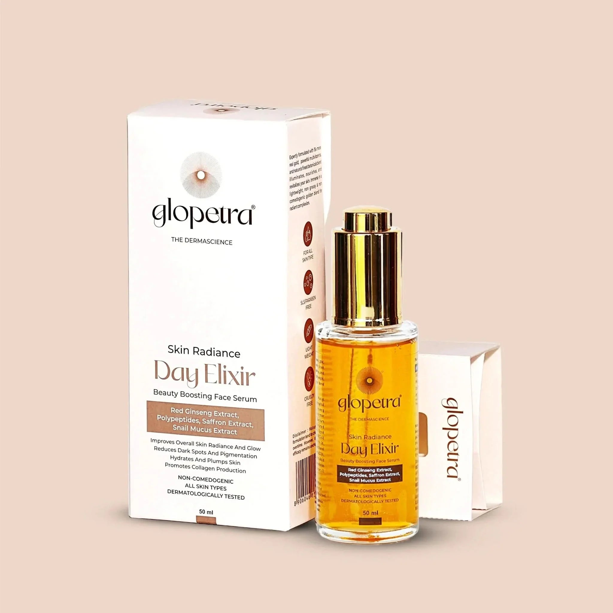 Glopetra Day Elixir Face Serum