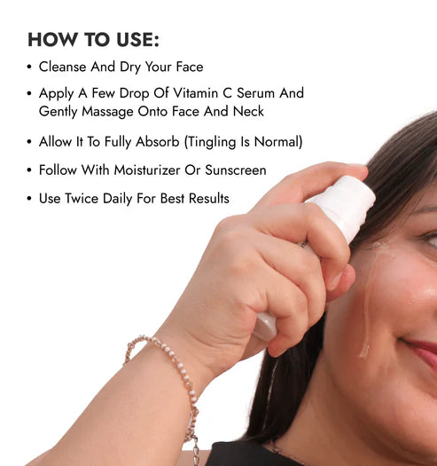 COSIQ Glowing Skin with Vitamin C-23% Serum : Advanced Molecular Skincare Technology 60ml