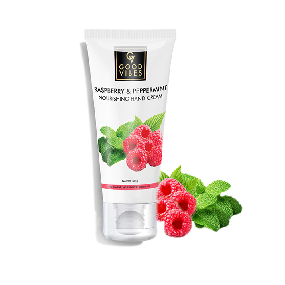 Good Vibes Nourishing Hand Cream - Raspberry and Peppermint