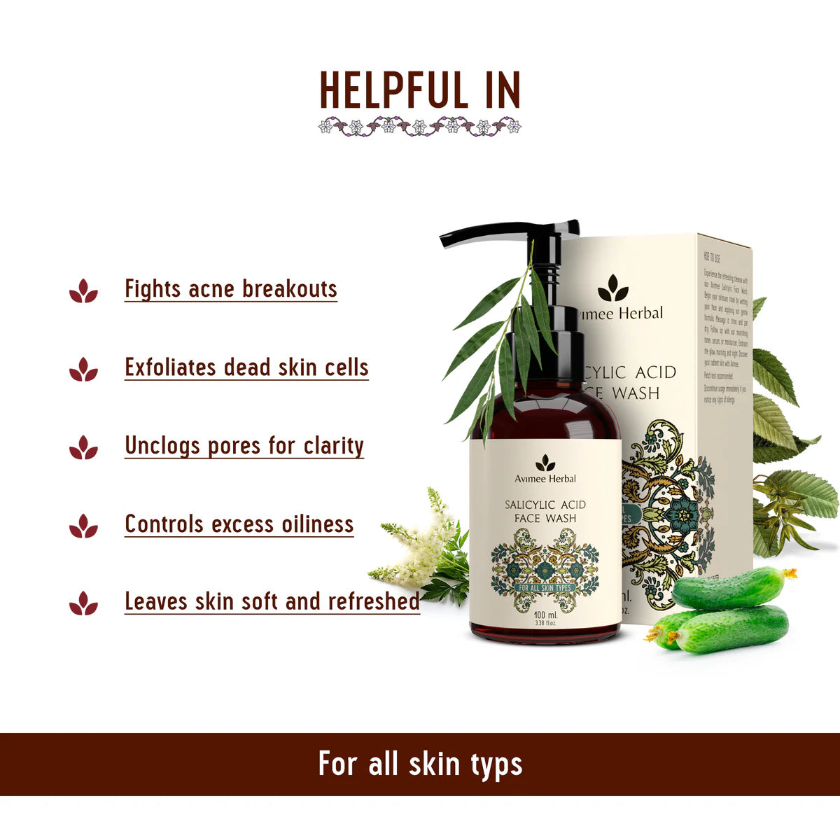 Avimee herbal Salicylic Acid Face Wash