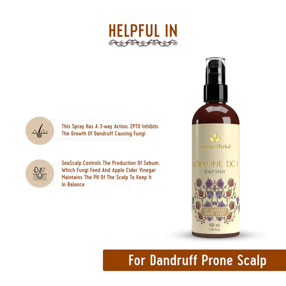 Avimee herbal Hairtone DC1 Scalp Spray